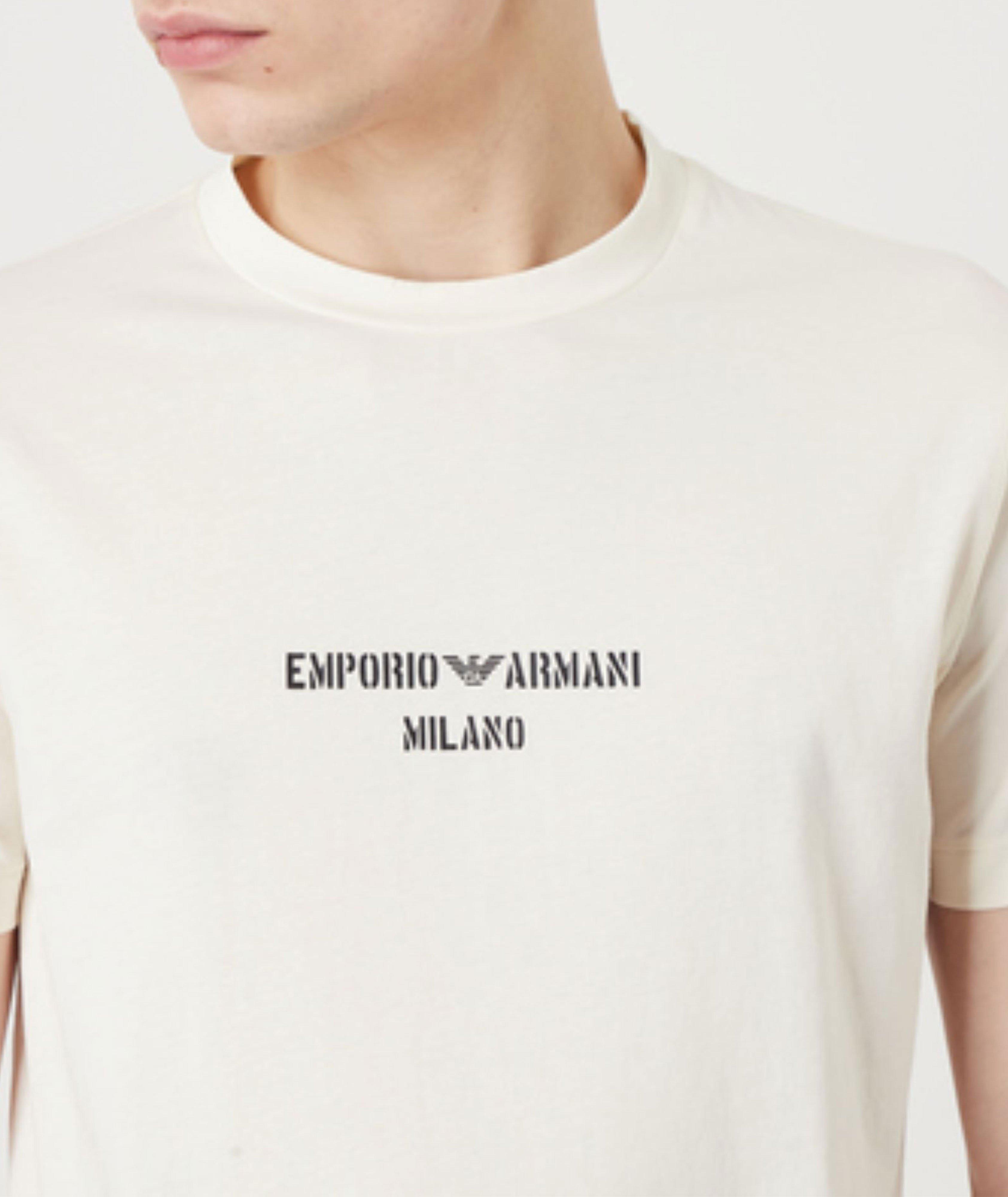 Cotton T-Shirt With Printed Logo image 3