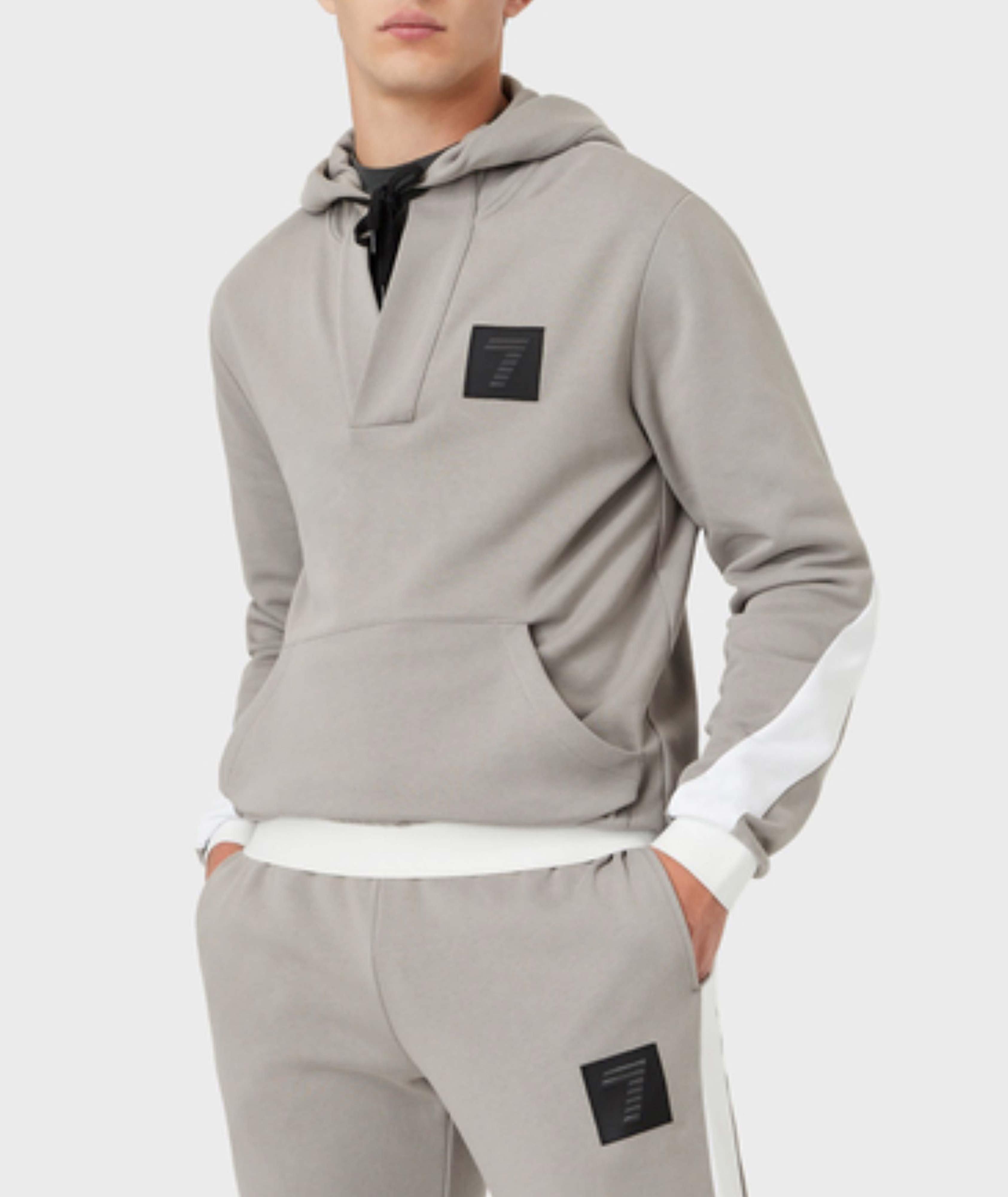 EA7 V-Neck Logo Hoodie image 2