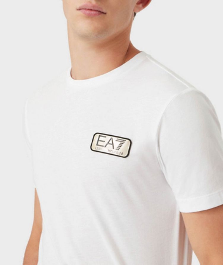 EA7 Logo Cotton T-Shirt image 3