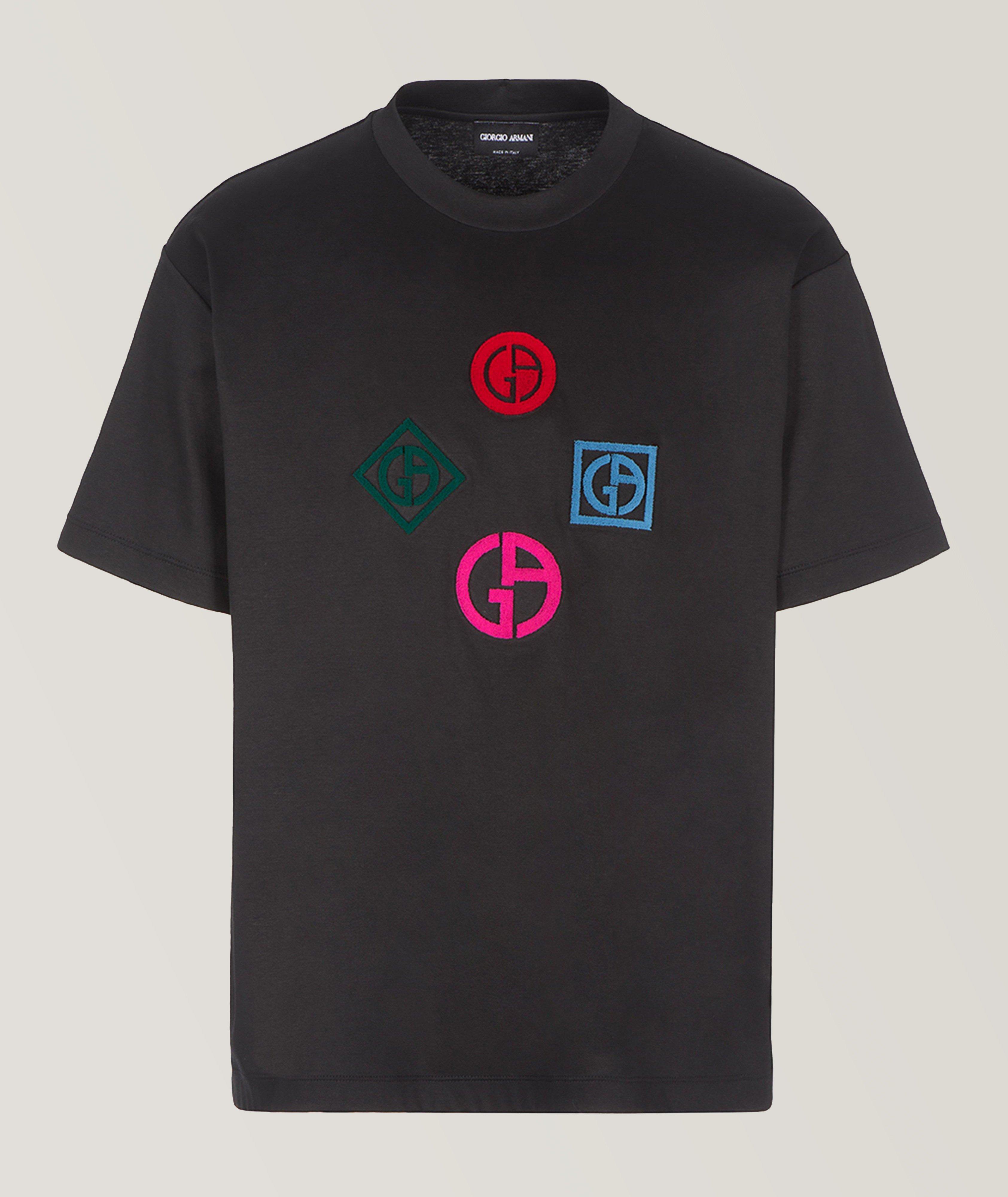 Chenille Logo Cotton T-Shirt image 0