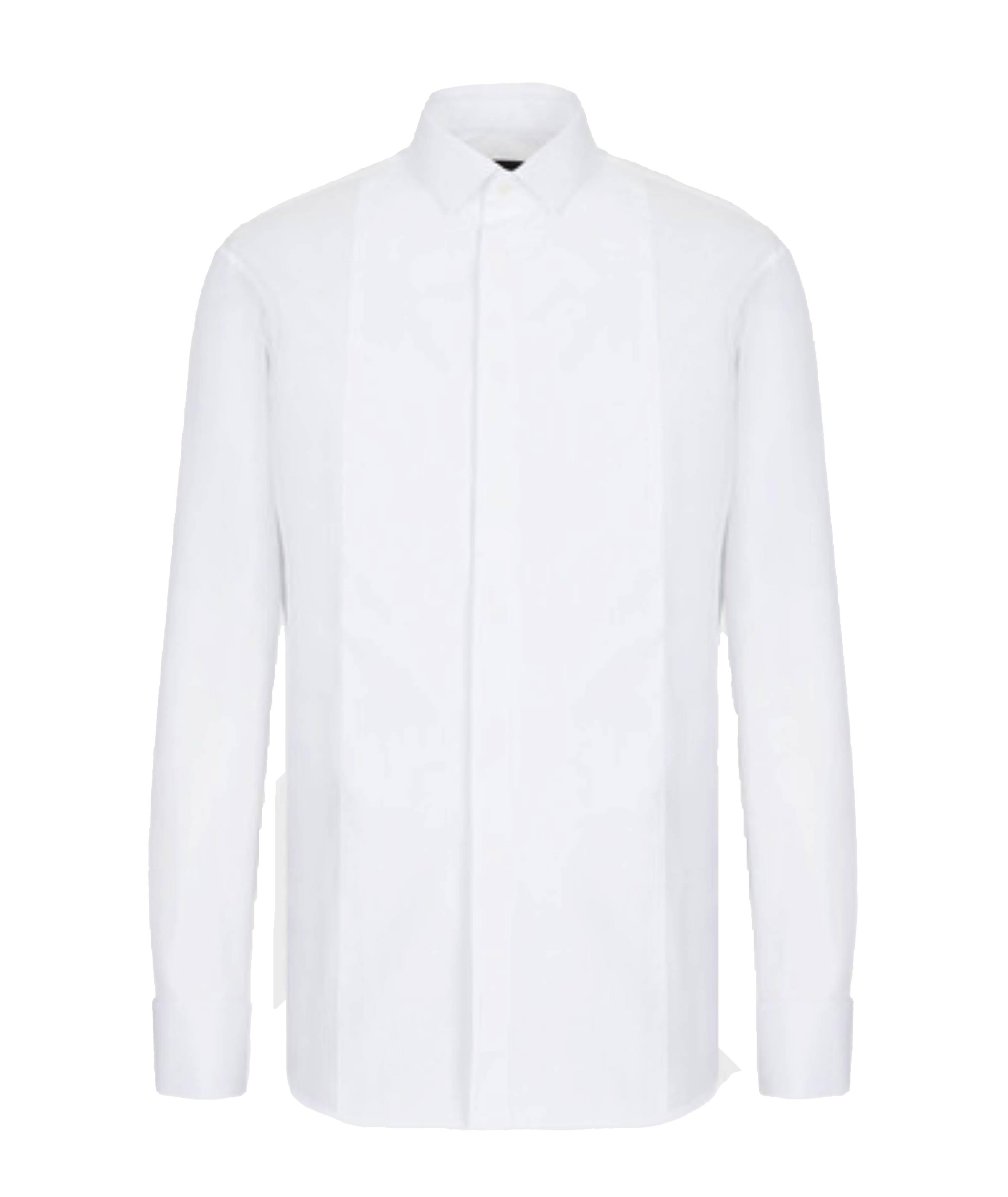 Emporio Armani Slim Fit Cotton Tuxedo Shirt Dress Shirts Harry