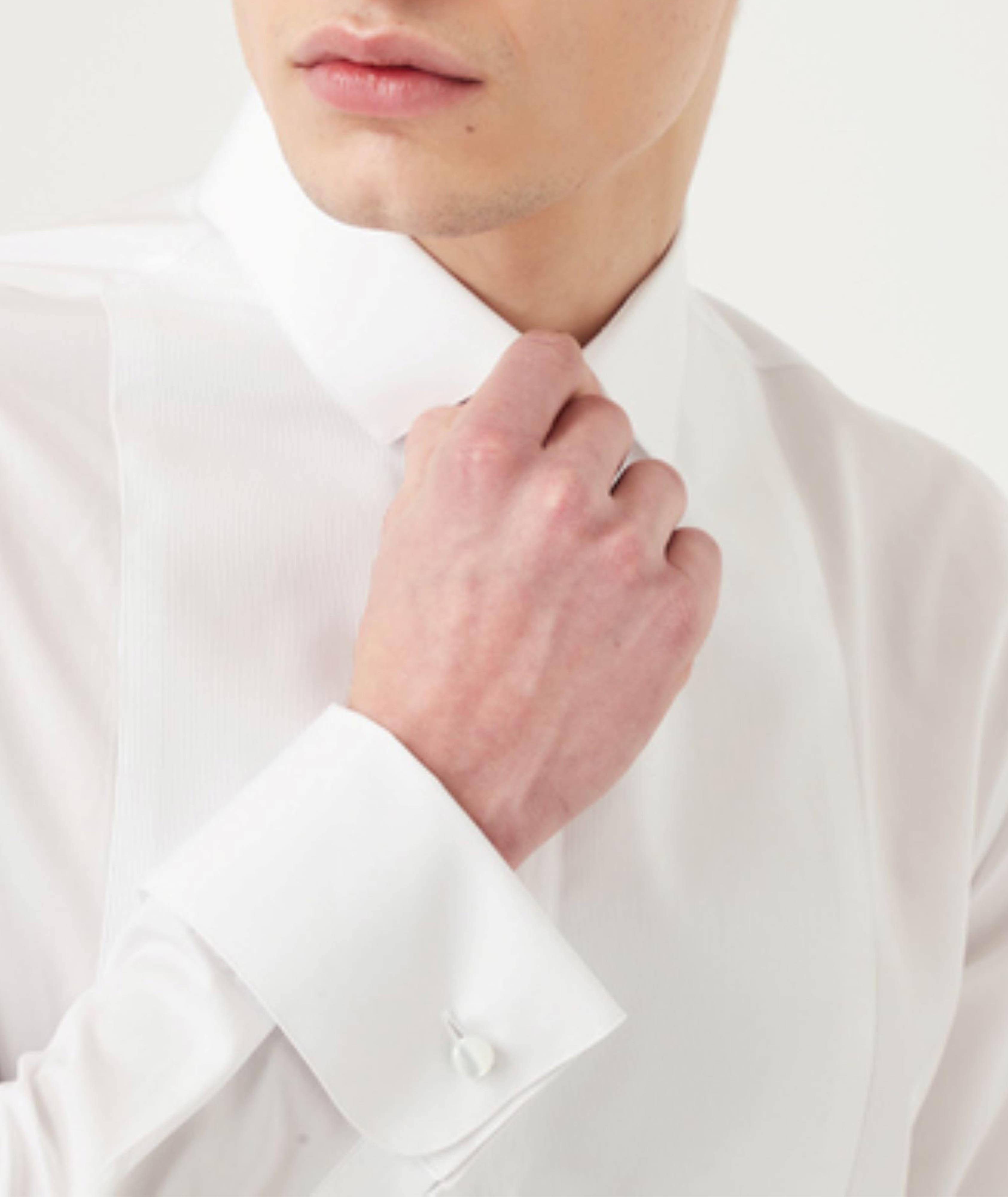 Chemise de soirée en coton de coupe amincie image 3