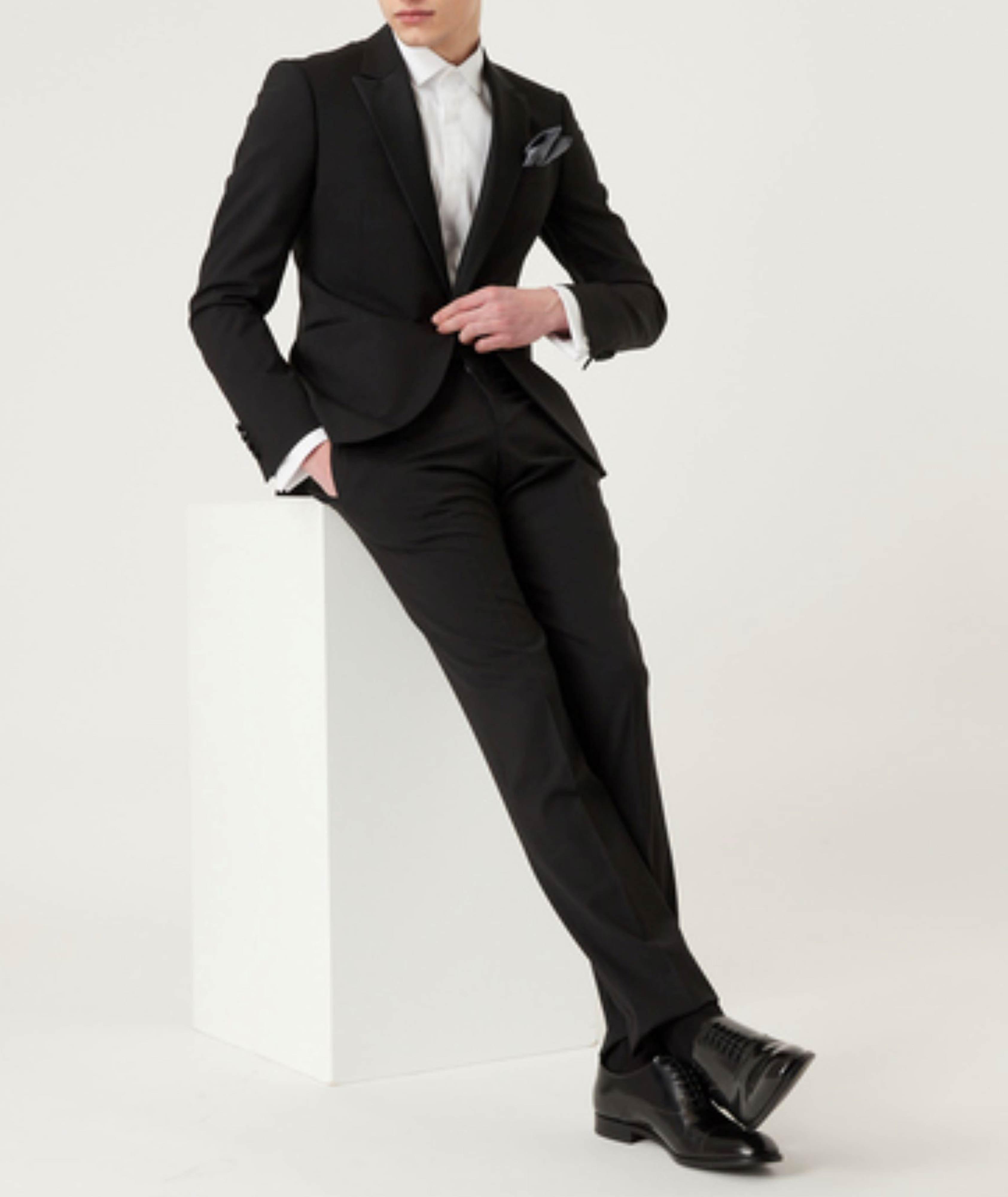 Slim-Fit Cotton Tuxedo Shirt image 5