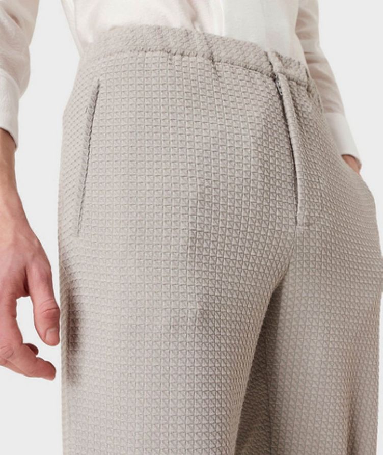 Textured Knit Trousers image 3