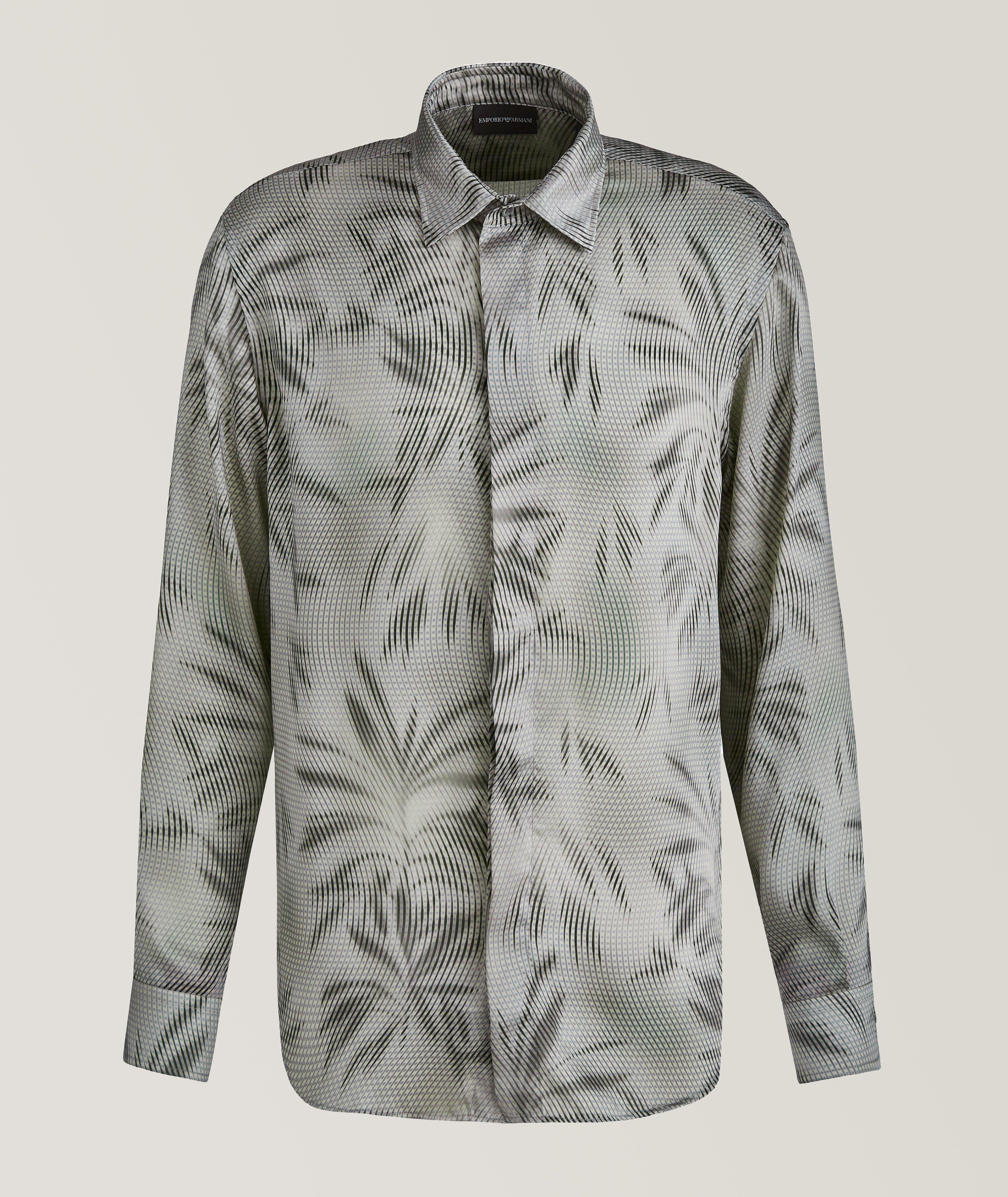 Tropical Wavy Print Shirt image 0