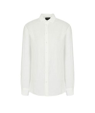 Emporio Armani Modern-fit Linen Shirt