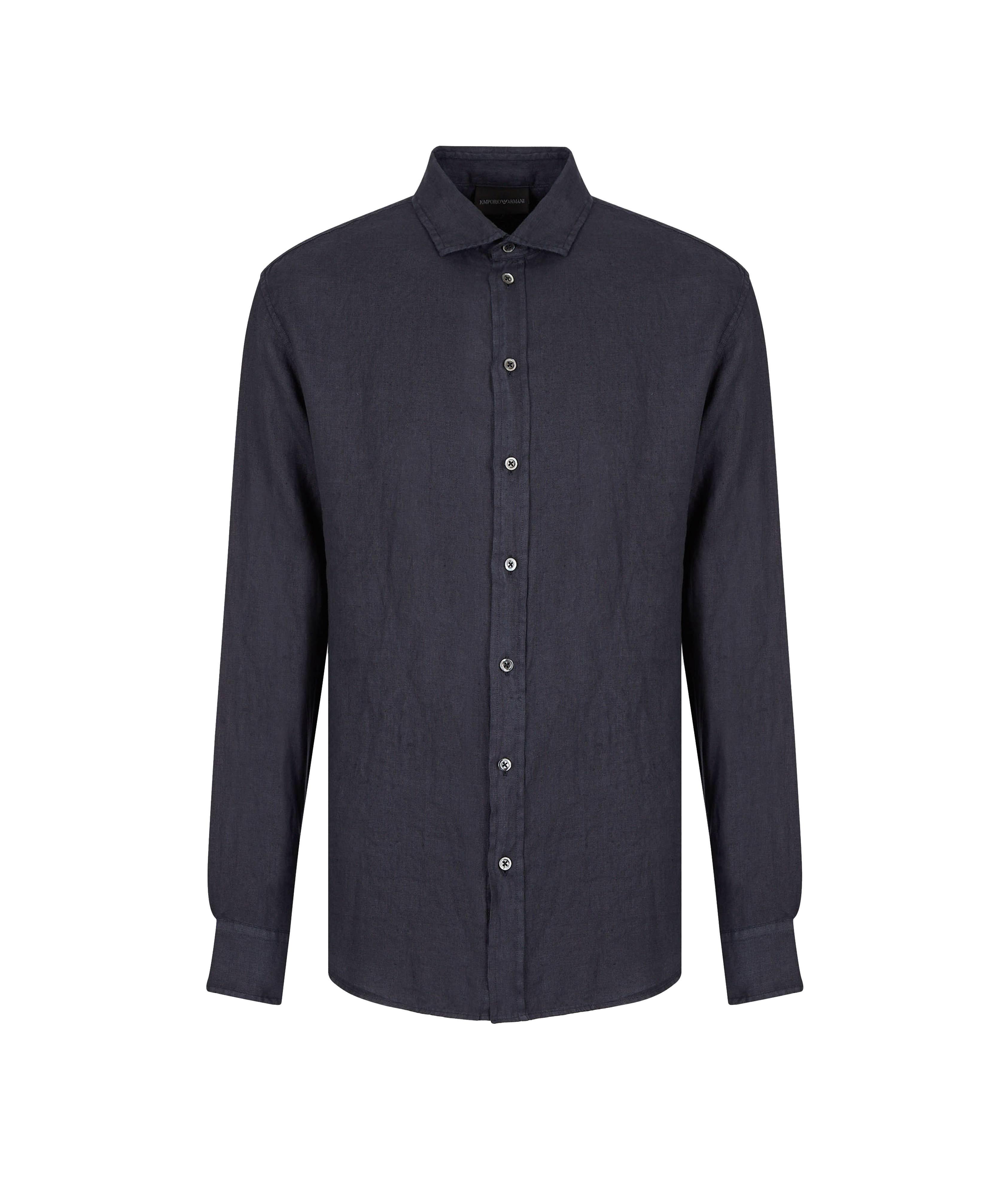 Modern-fit Linen Shirt image 0