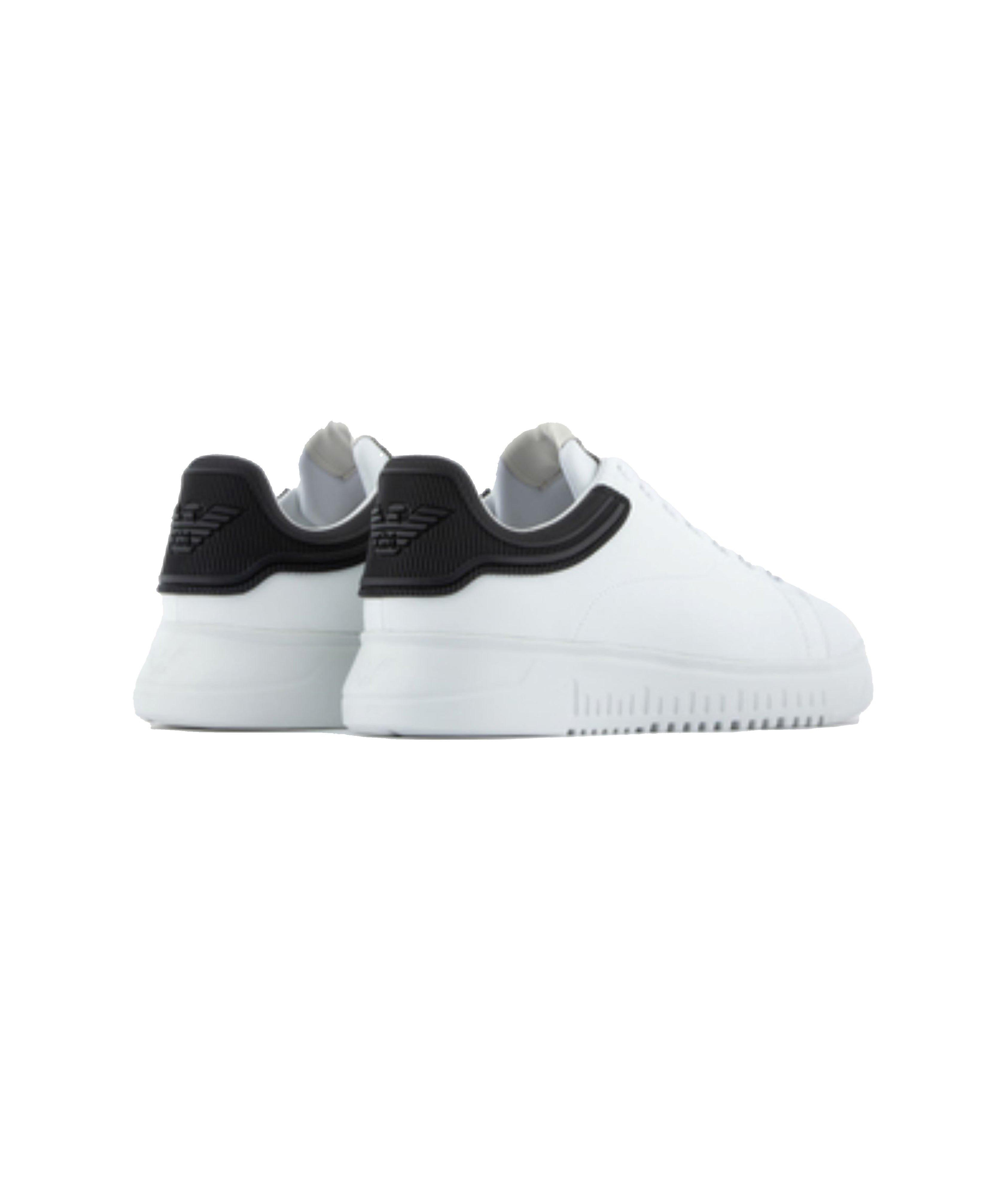 Leather Sneakers with Contrasting Back image 2