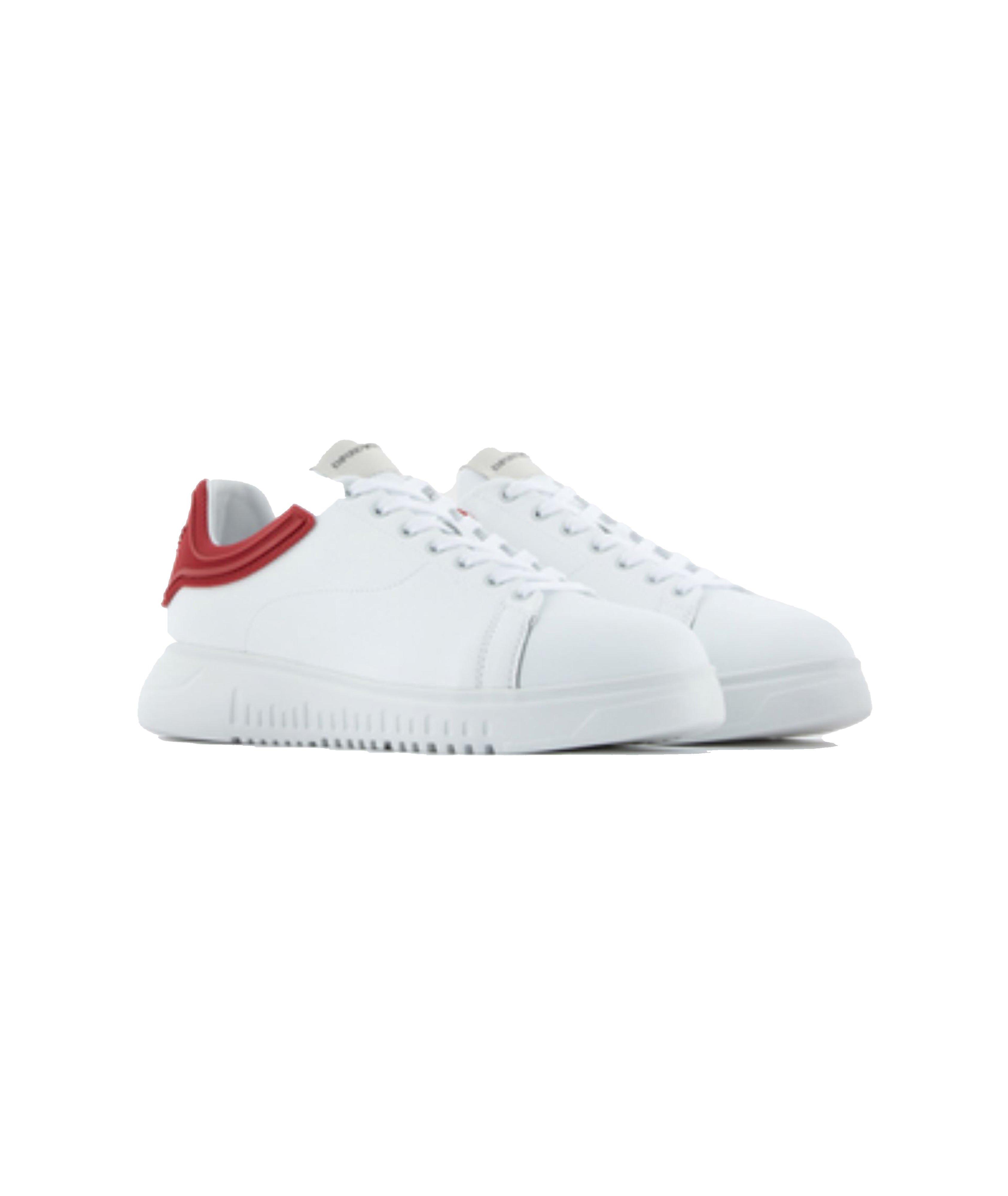 Leather Sneakers with Contrasting Back image 0