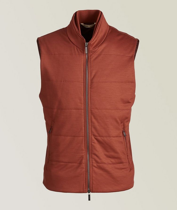 Wool Jersey Quilted Vest image 0
