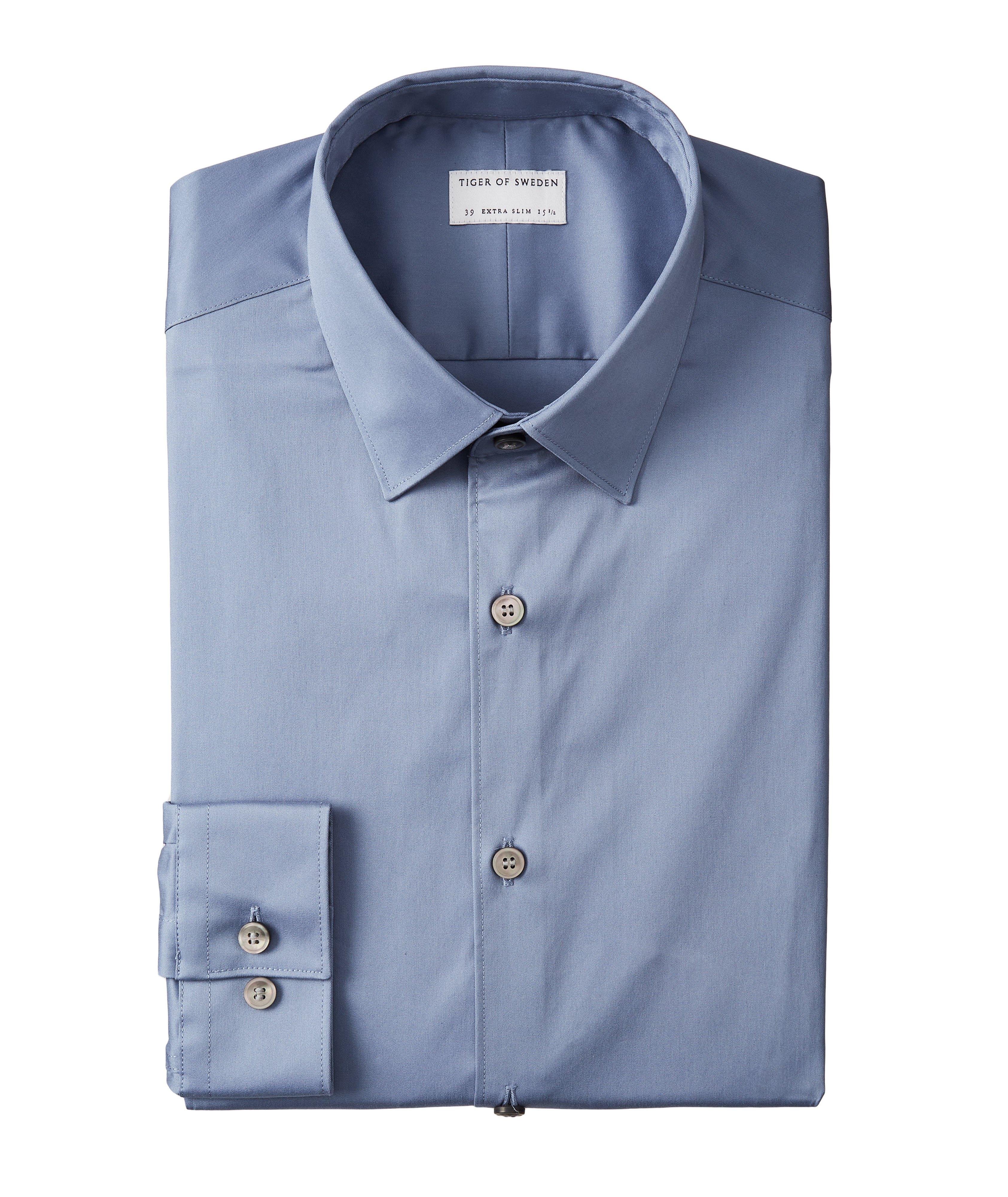 Chemise Filbrodie en twill extensible de coupe amincie image 0