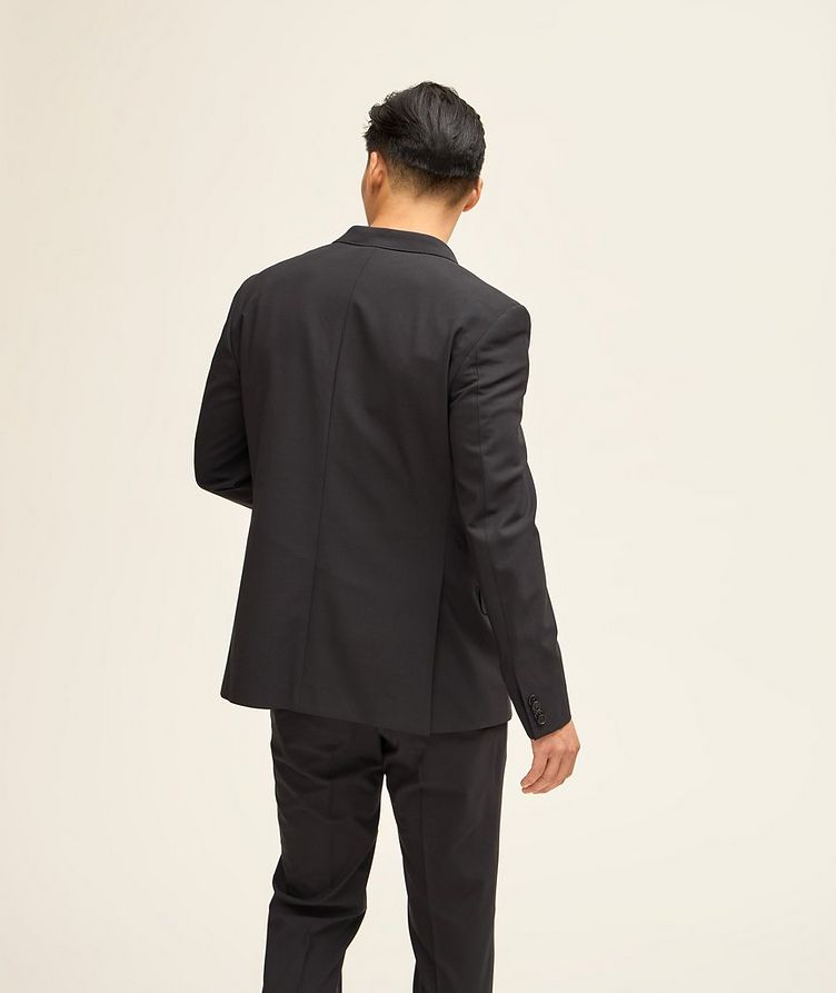 Solid Wool Three-Piece Suit image 2