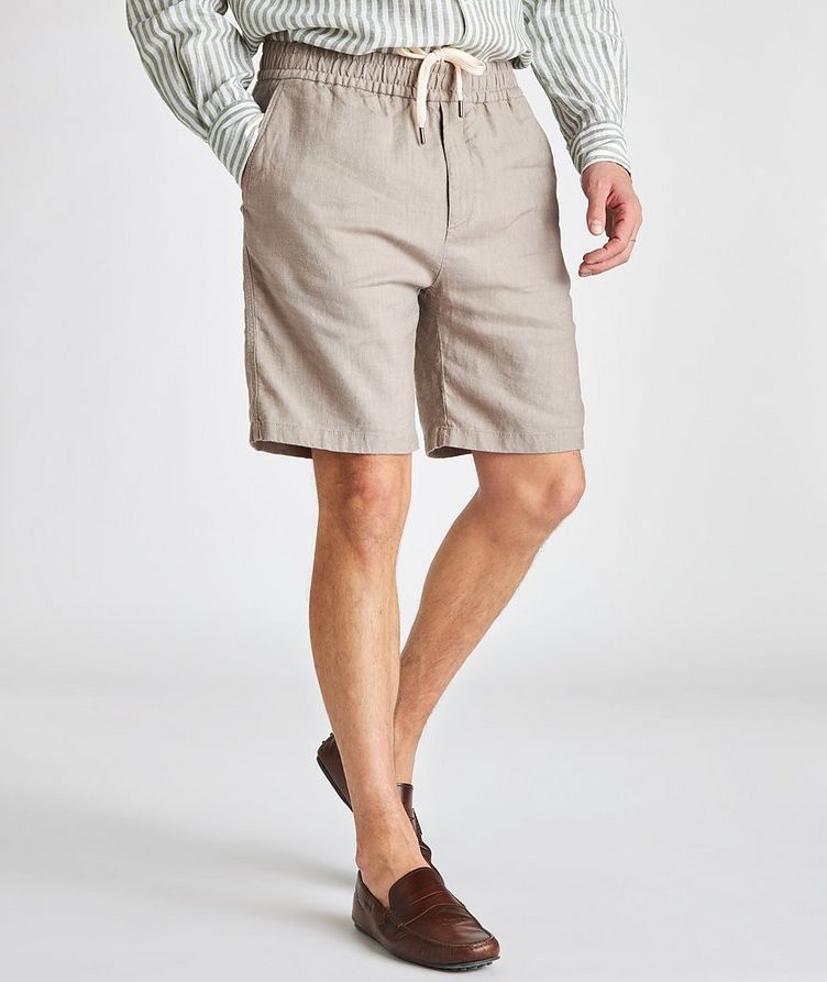 Linen-Blend Shorts image 2