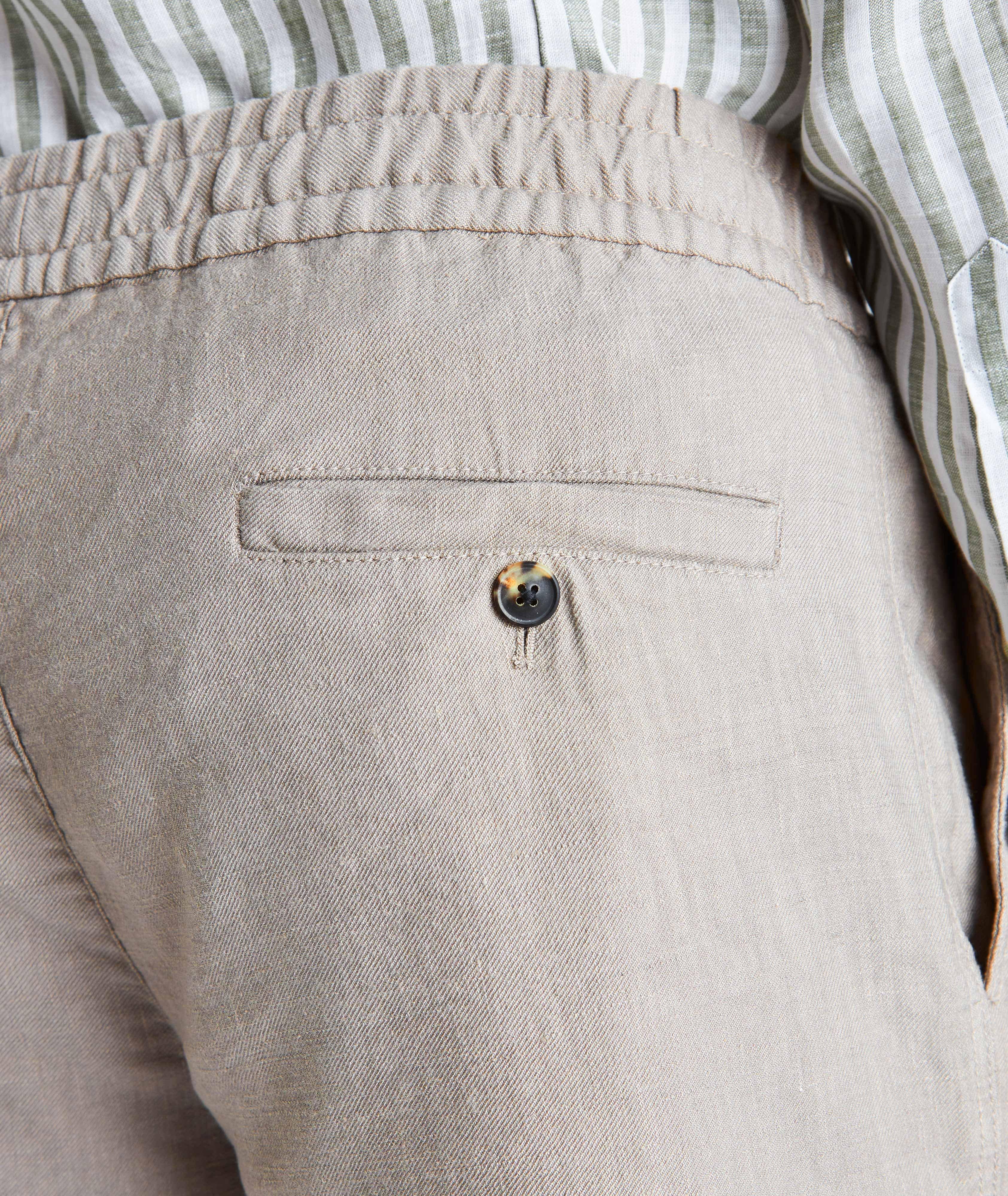 Linen-Blend Shorts image 4