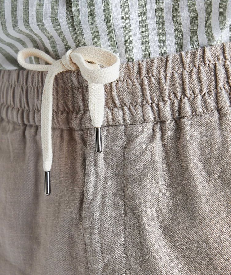 Linen-Blend Shorts image 5
