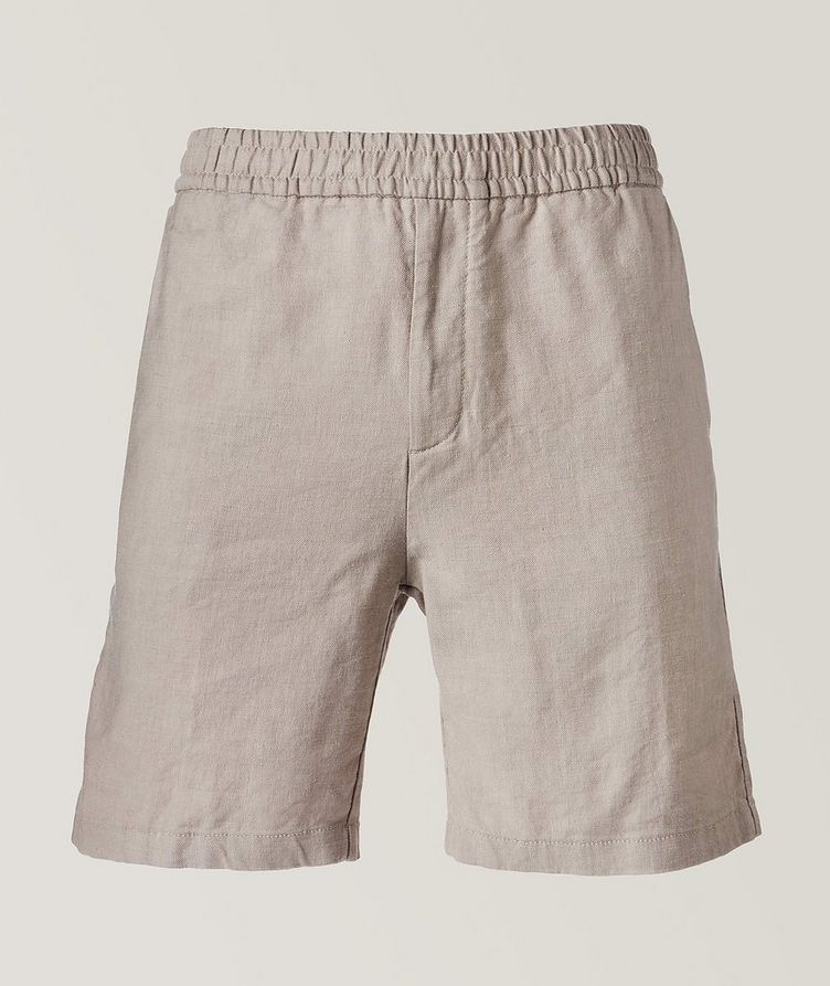 Linen-Blend Shorts image 0