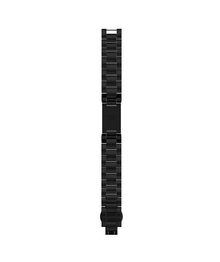 Large No. 001 Polished Stainless Steel Three-link Bracelet Watch Strap image 0