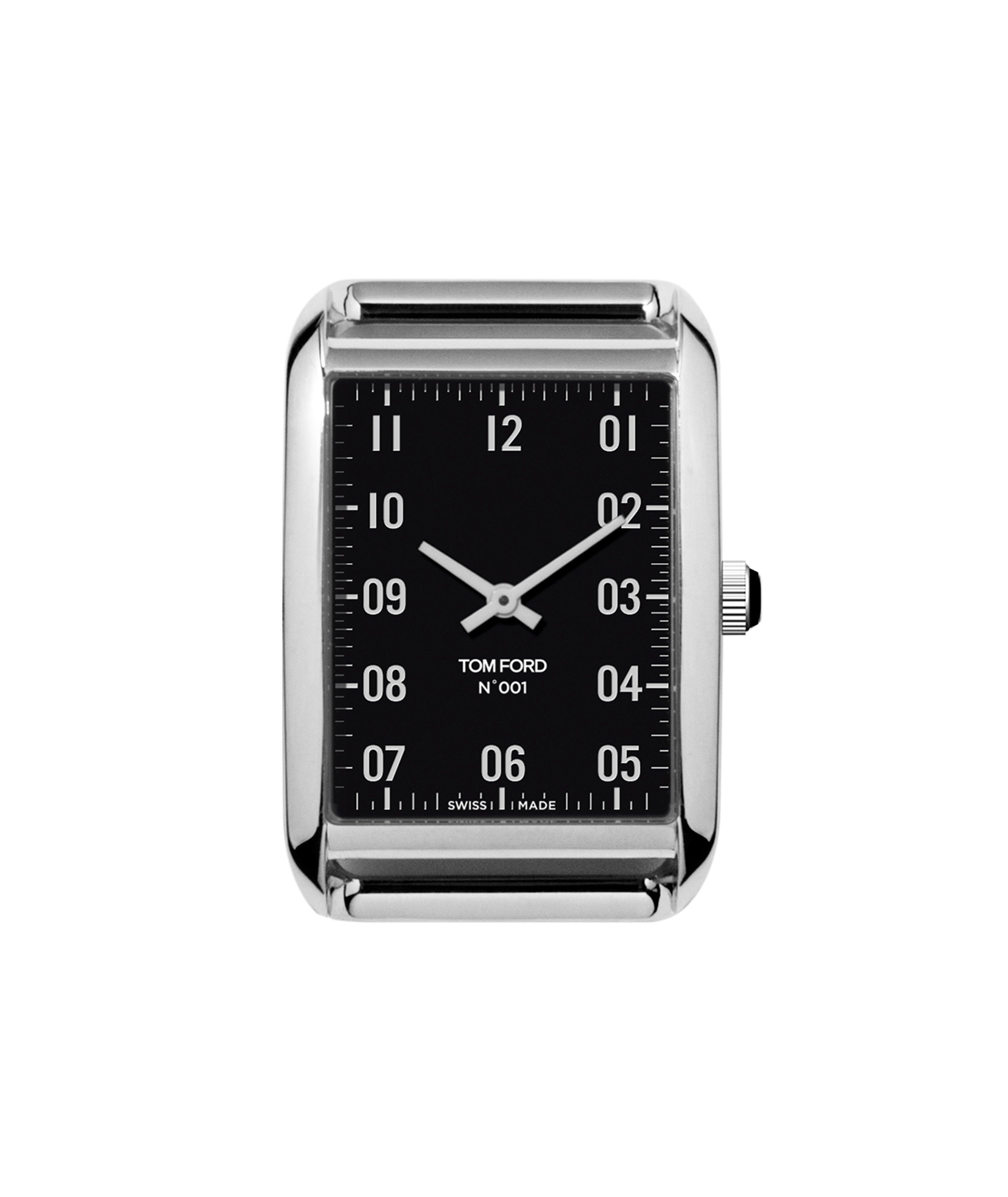 No. 001 Polished Stainless Steel Interchangeable Watch Face image 0