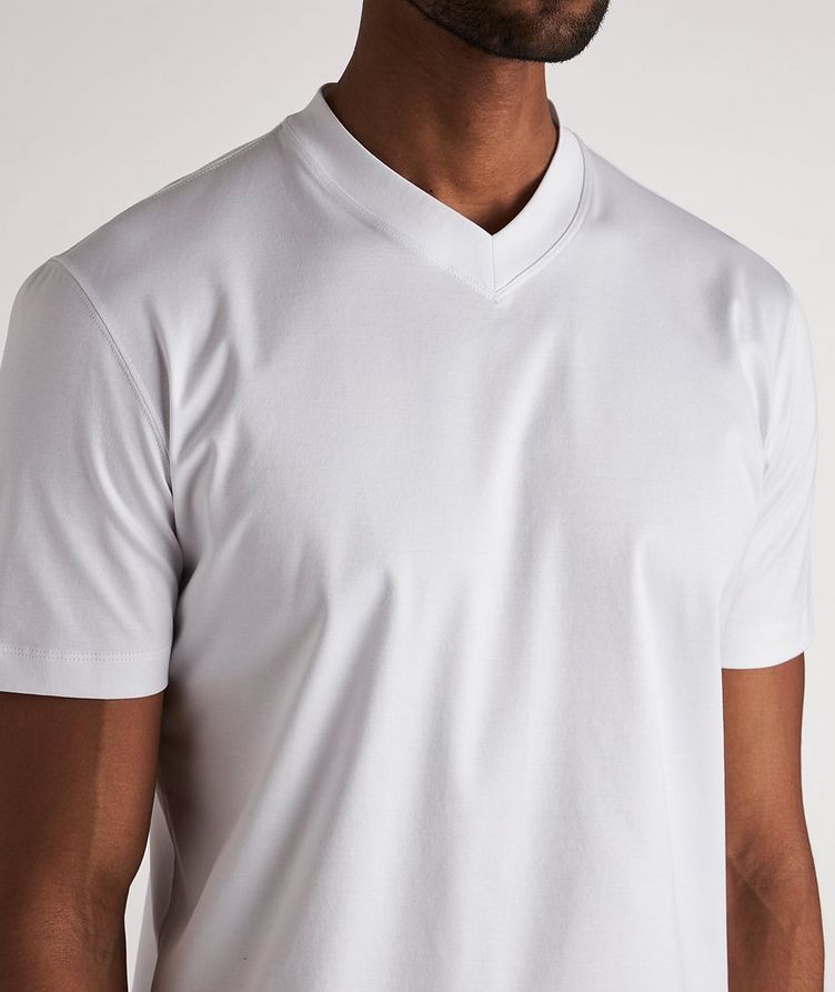 V-Neck Cotton T-Shirt image 4