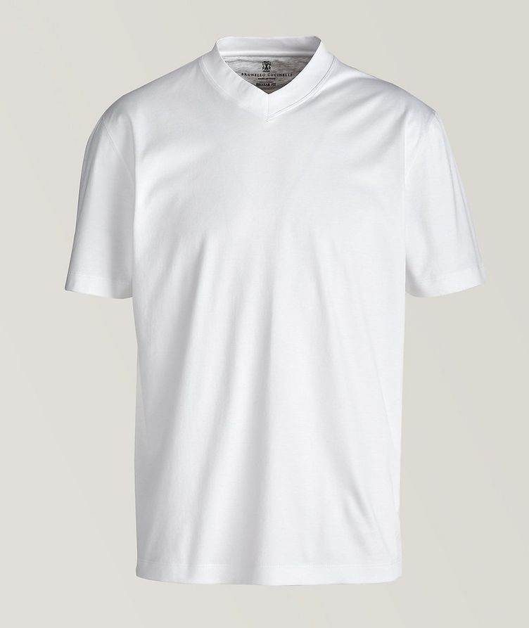 V-Neck Cotton T-Shirt image 0