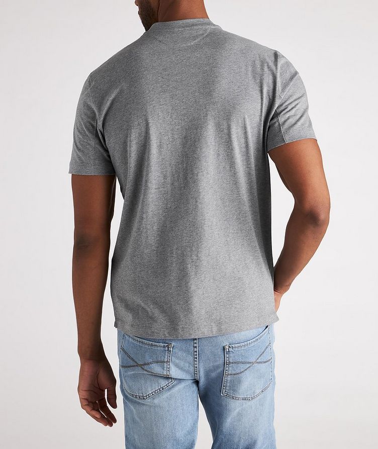 Cotton V-Neck T-Shirt  image 3