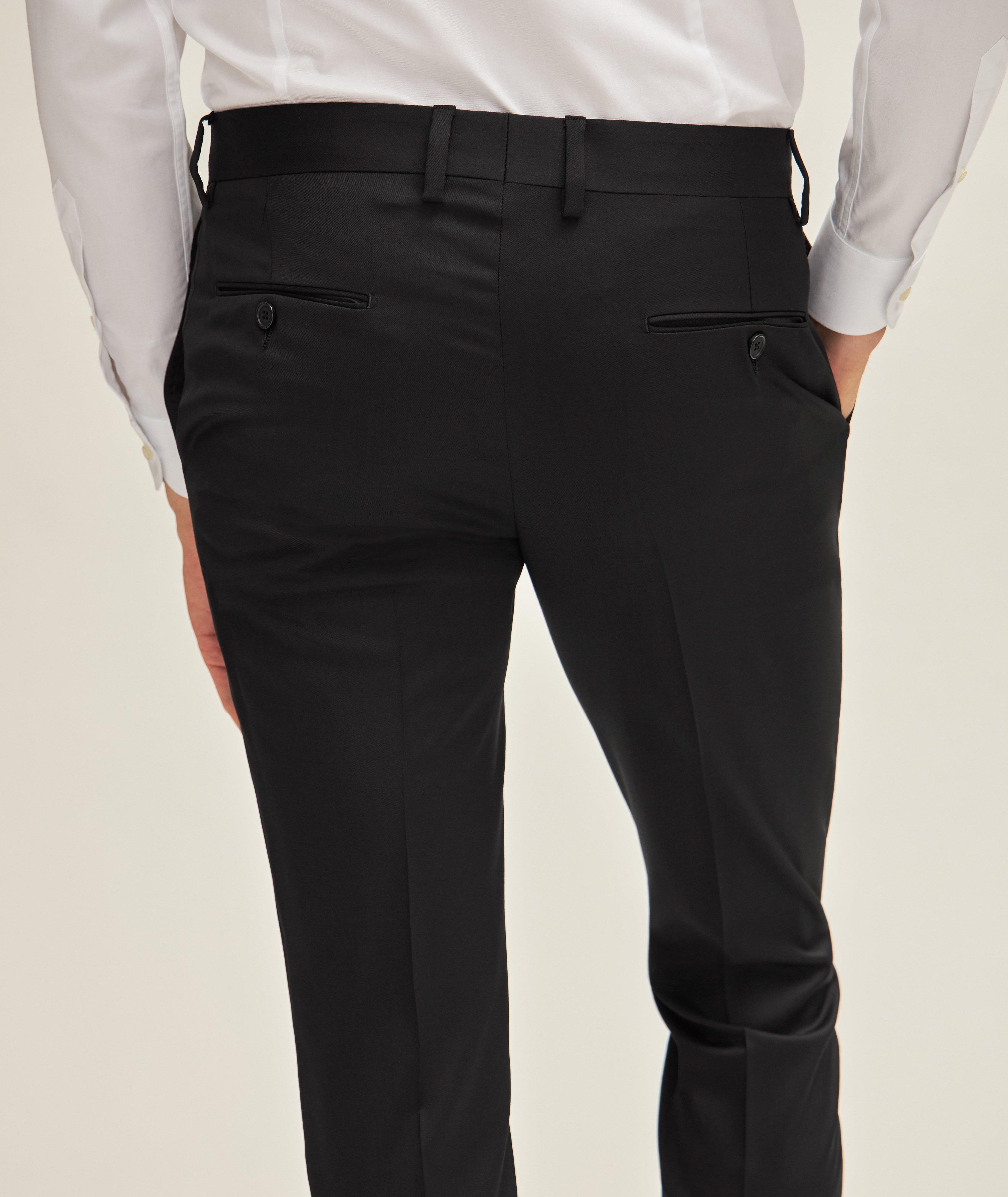 Slim Houndstooth Cotton-blend Suit Pant