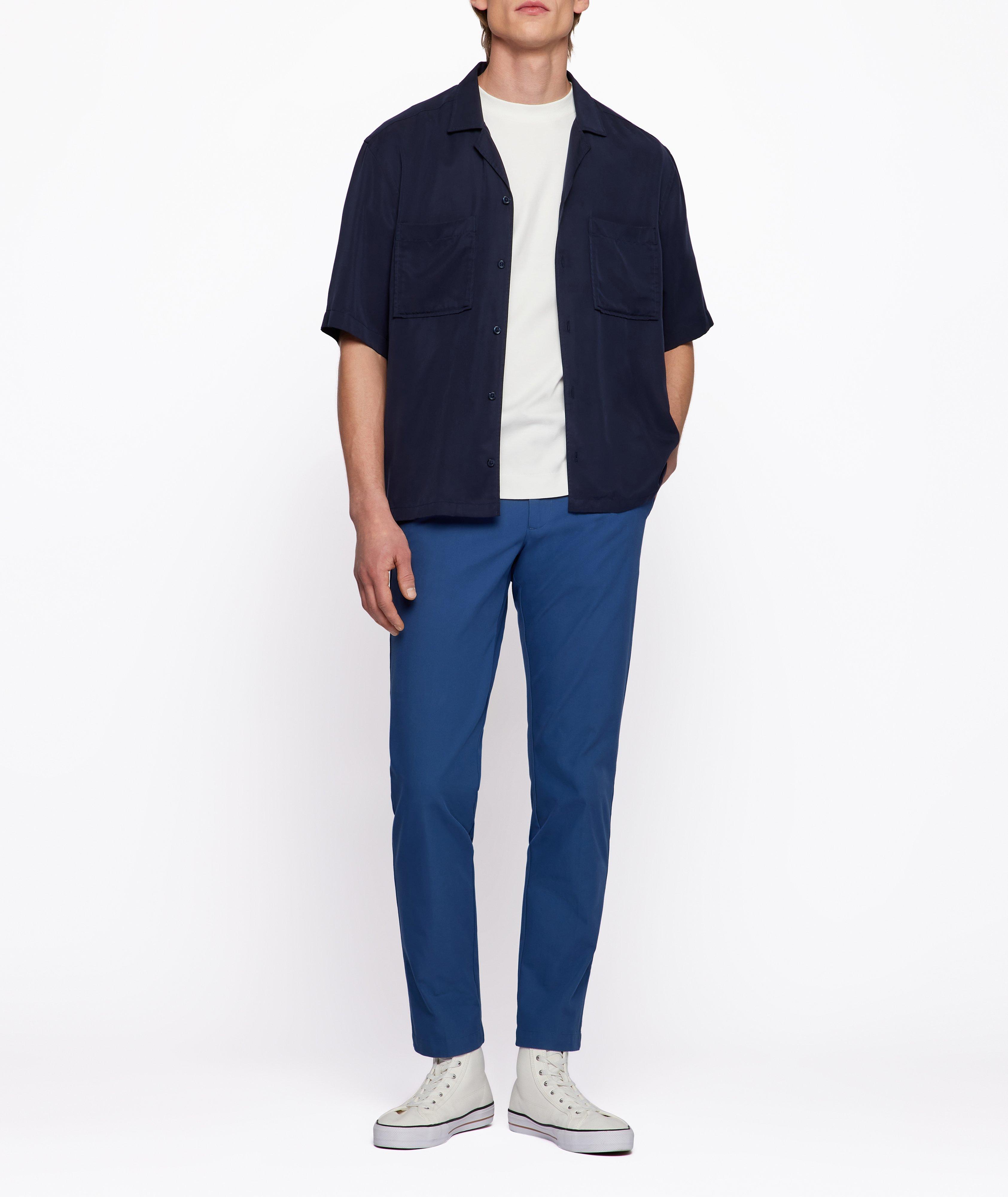 Pantalon en coton extensible de coupe amincie image 5