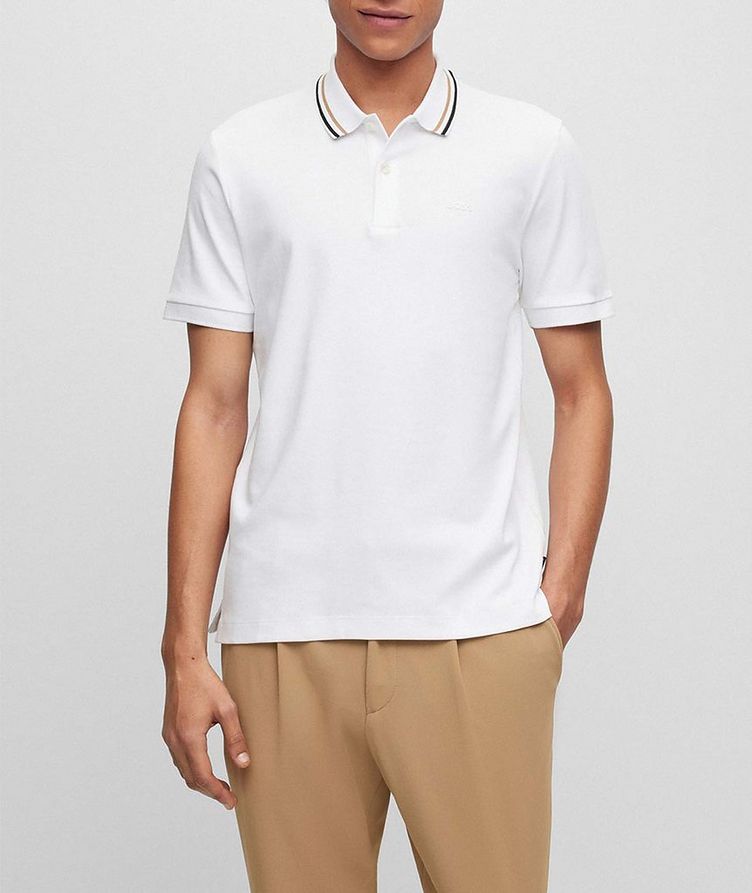 Slim-Fit Cotton Polo Shirt image 2