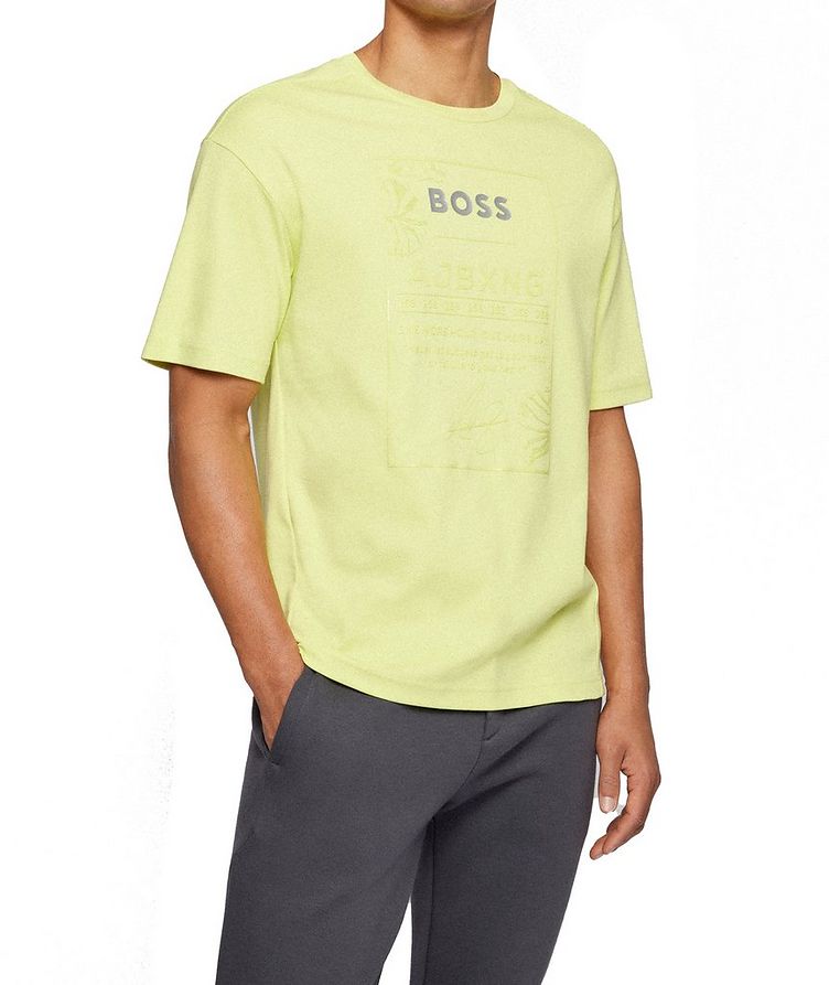 BOSS x AJBXNG Cotton Embroidered Logo T-Shirt  image 1