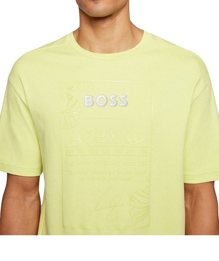 BOSS x AJBXNG Cotton Embroidered Logo T-Shirt  image 3