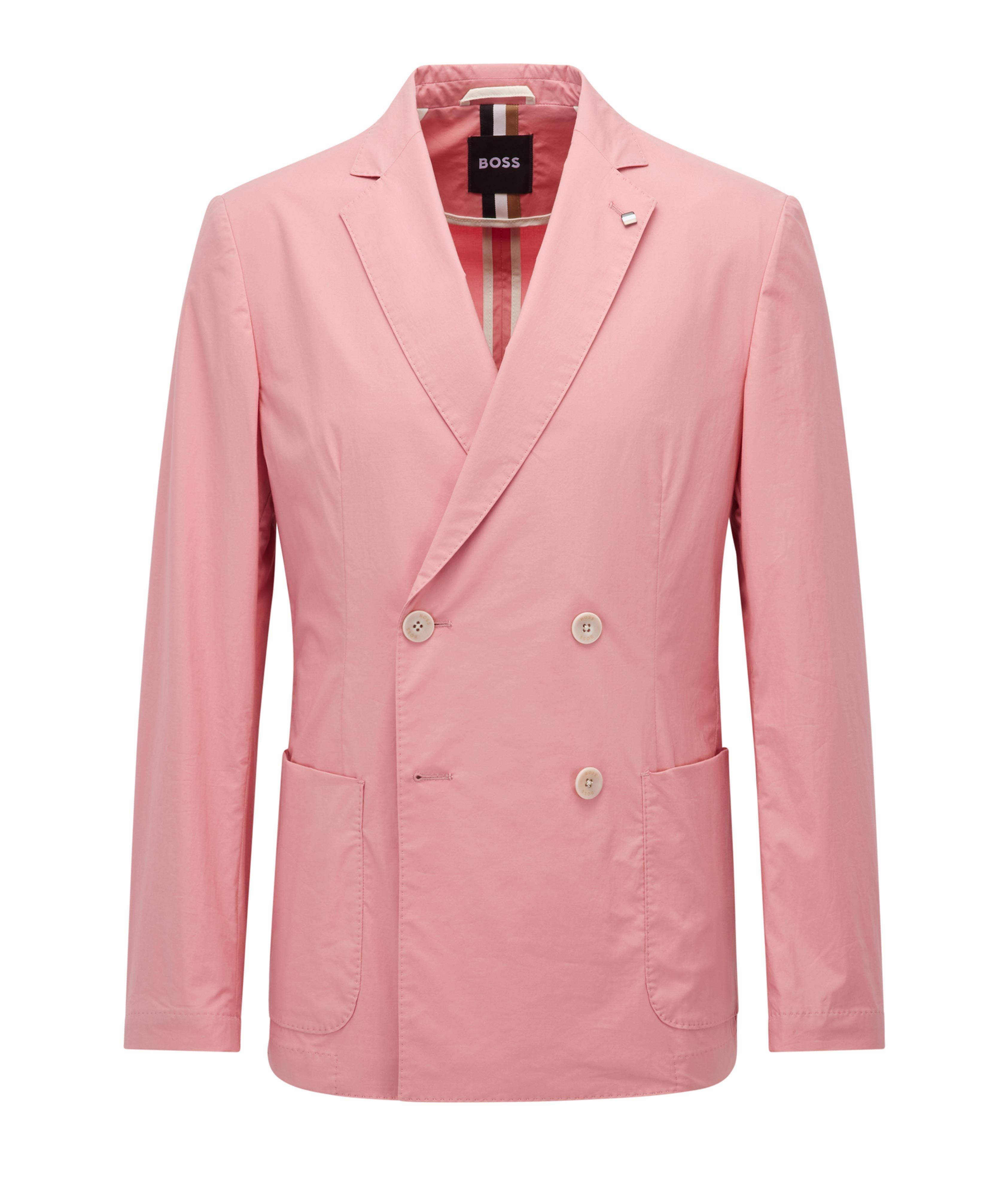 Double-Breasted Slim-Fit Jacket  image 0