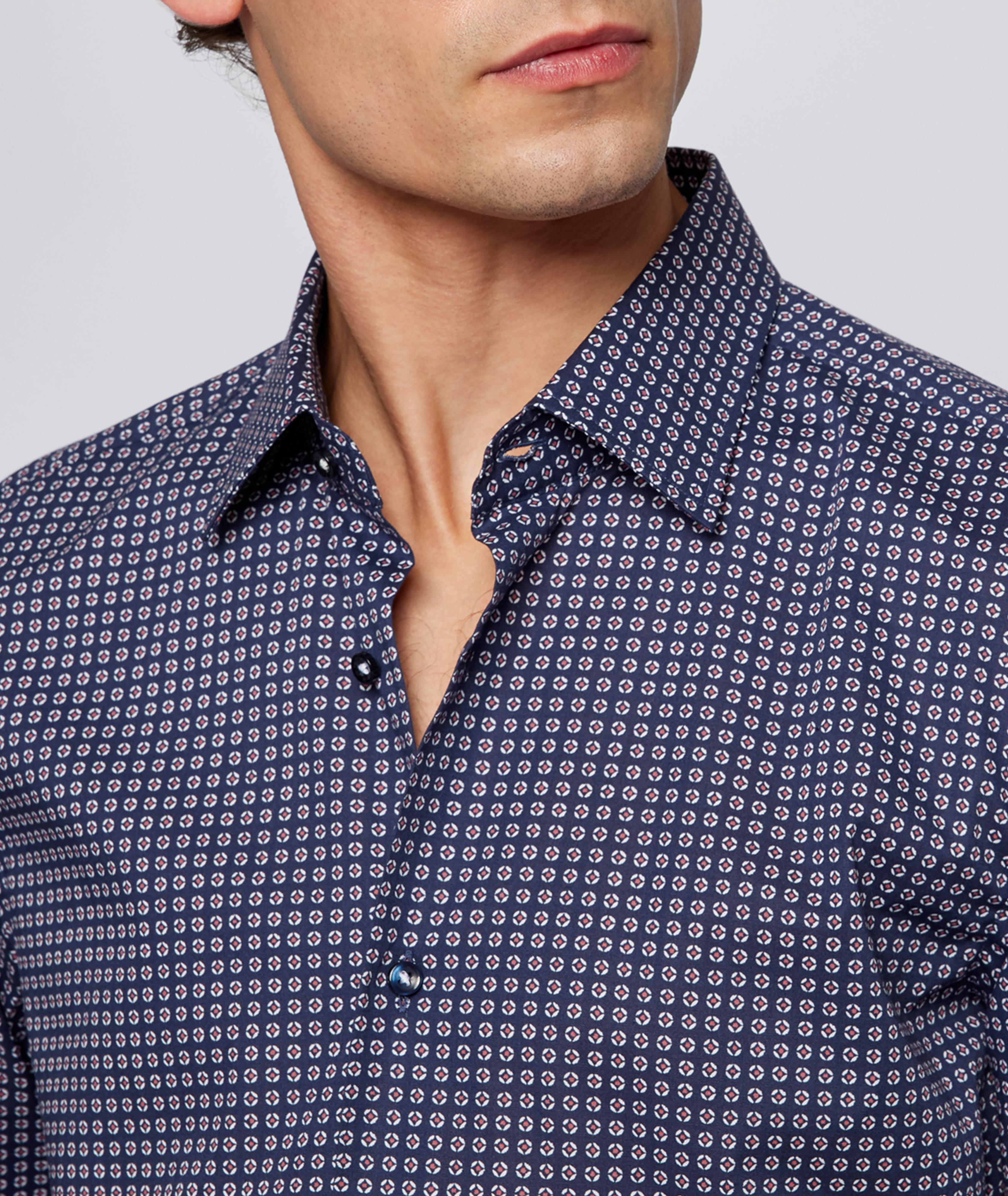 Slim-Fit Printed Stretch Shirt image 4