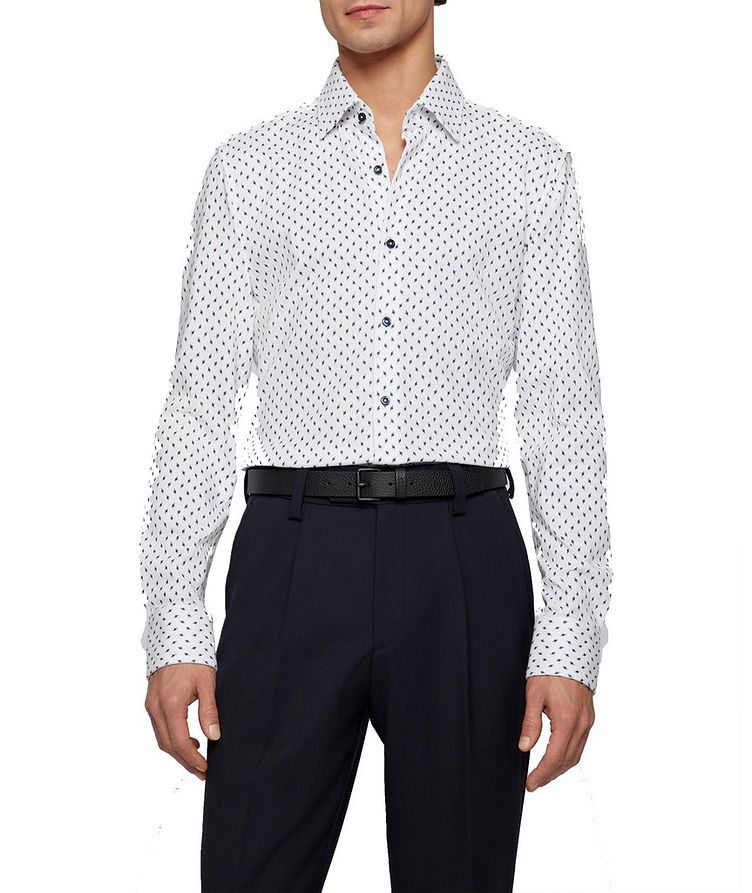 Slim-Fit Shirt In Printed Cotton Jersey  image 4
