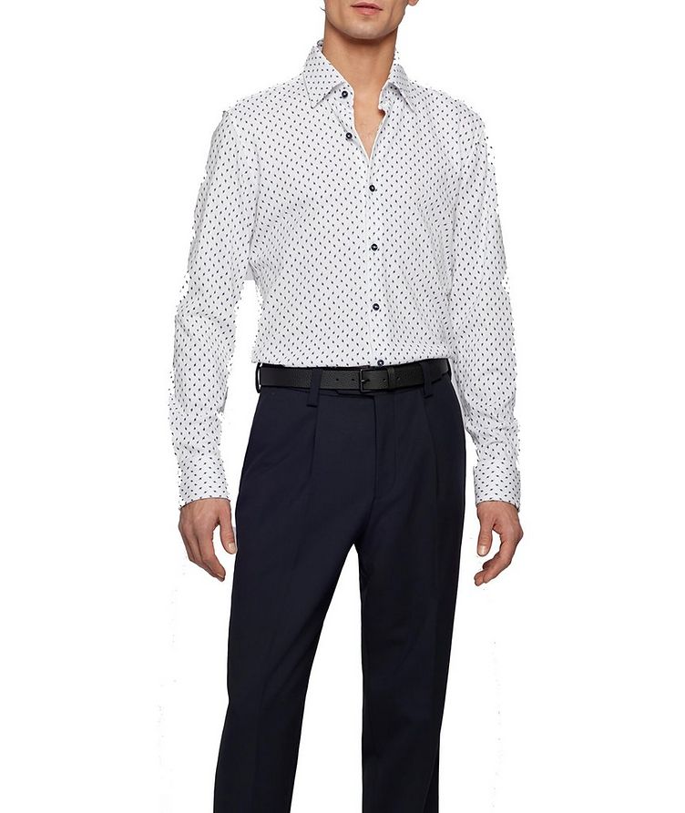 Slim-Fit Shirt In Printed Cotton Jersey  image 5