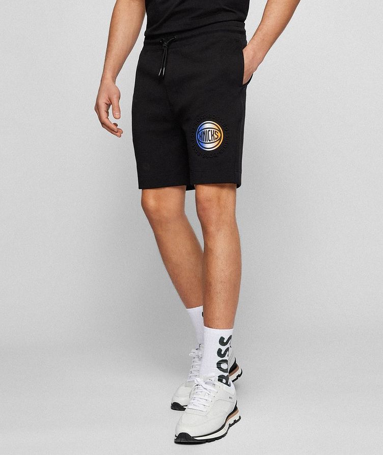 BOSS X NBA Cotton-Blend Shorts image 2