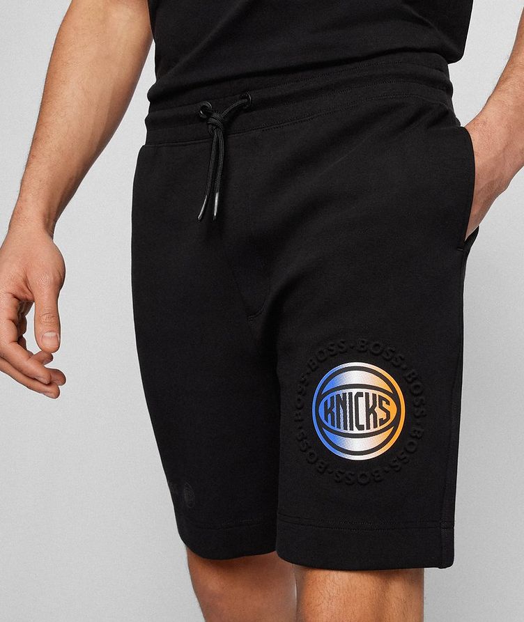 BOSS X NBA Cotton-Blend Shorts image 3
