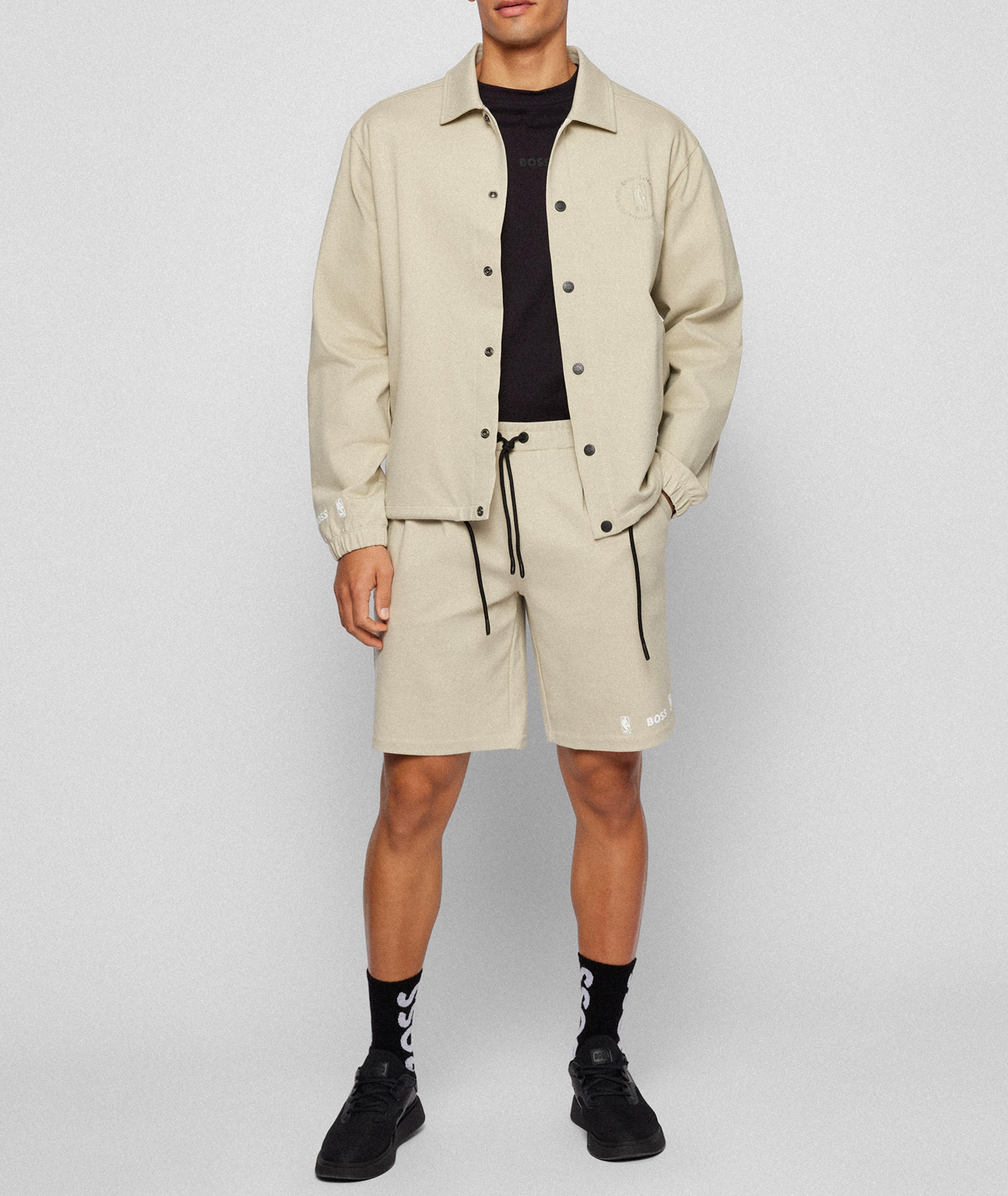 BOSS X NBA Cotton-Blend Shorts image 4