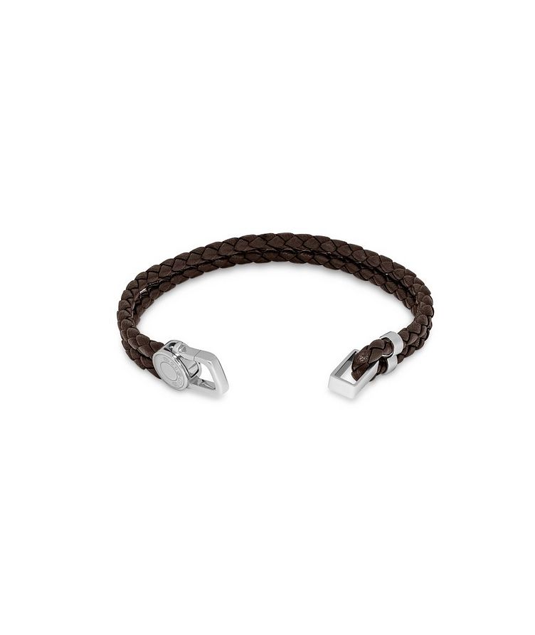 Signature Lock Leather Bracelet image 2