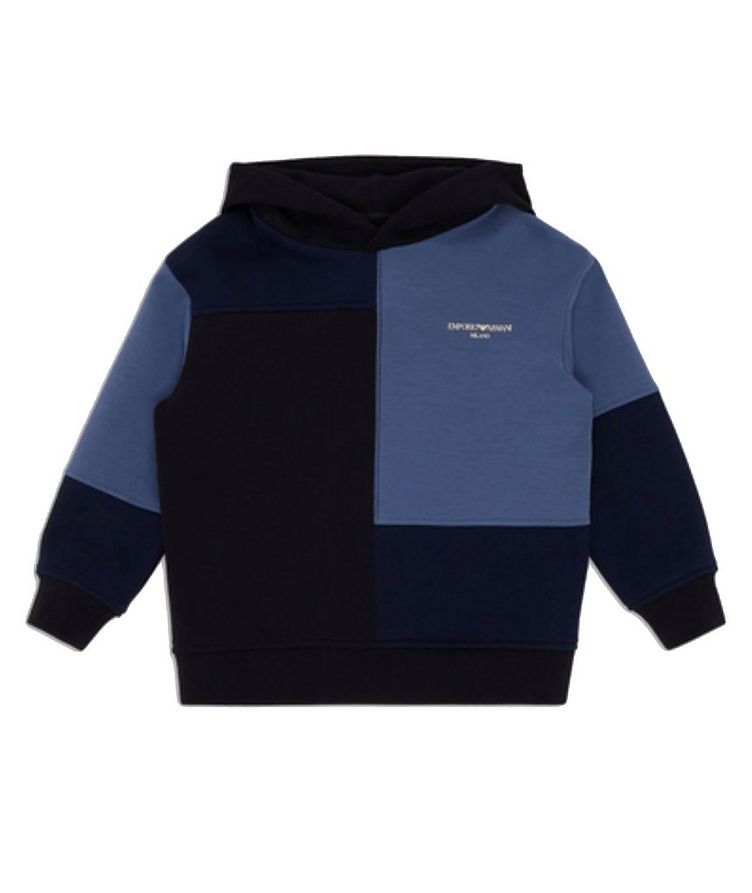 Armani Mini Me Colour-Block Kid's Hooded Sweatshirt  image 0