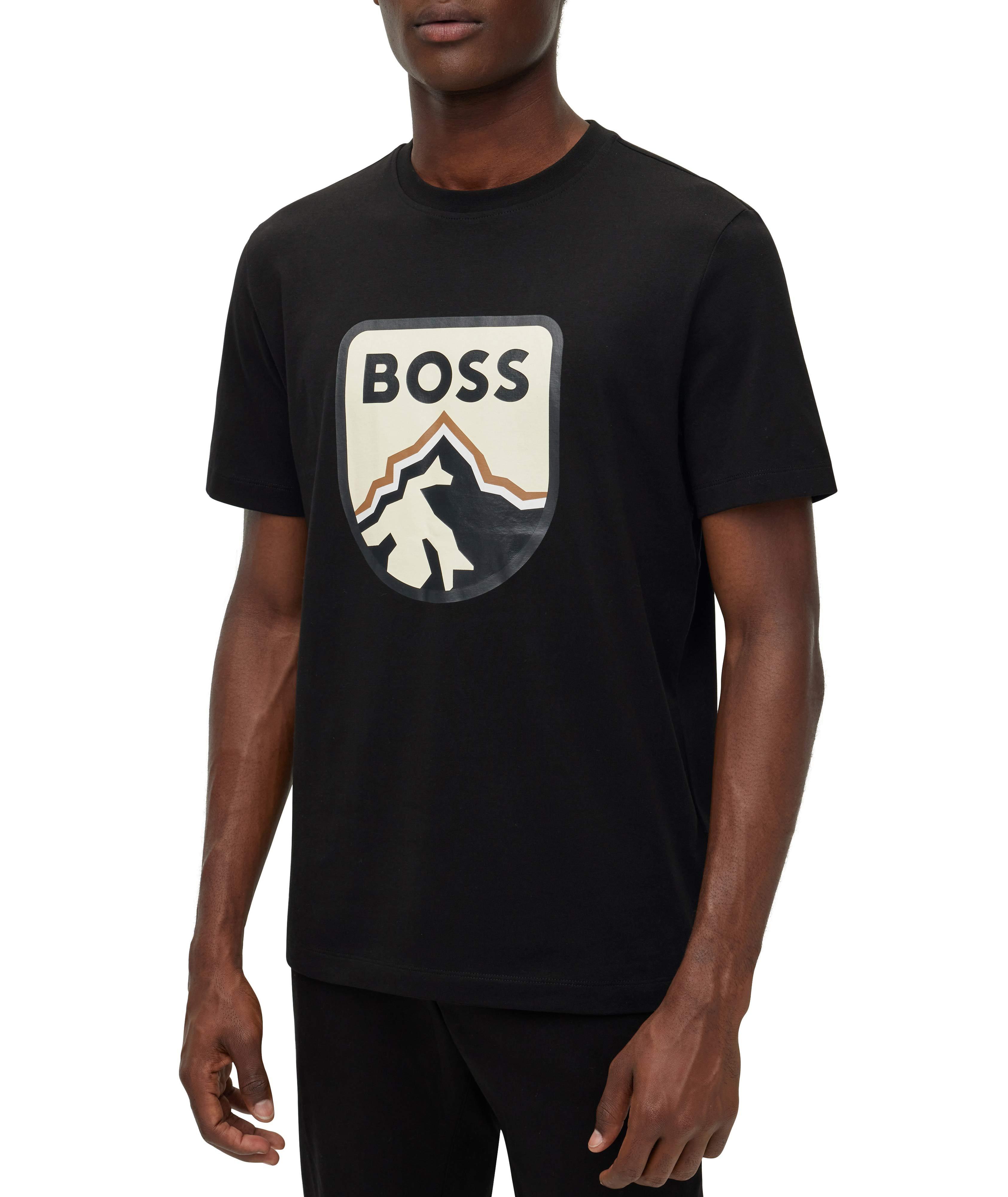 Cotton-Jersey Logo Print T-Shirt image 1