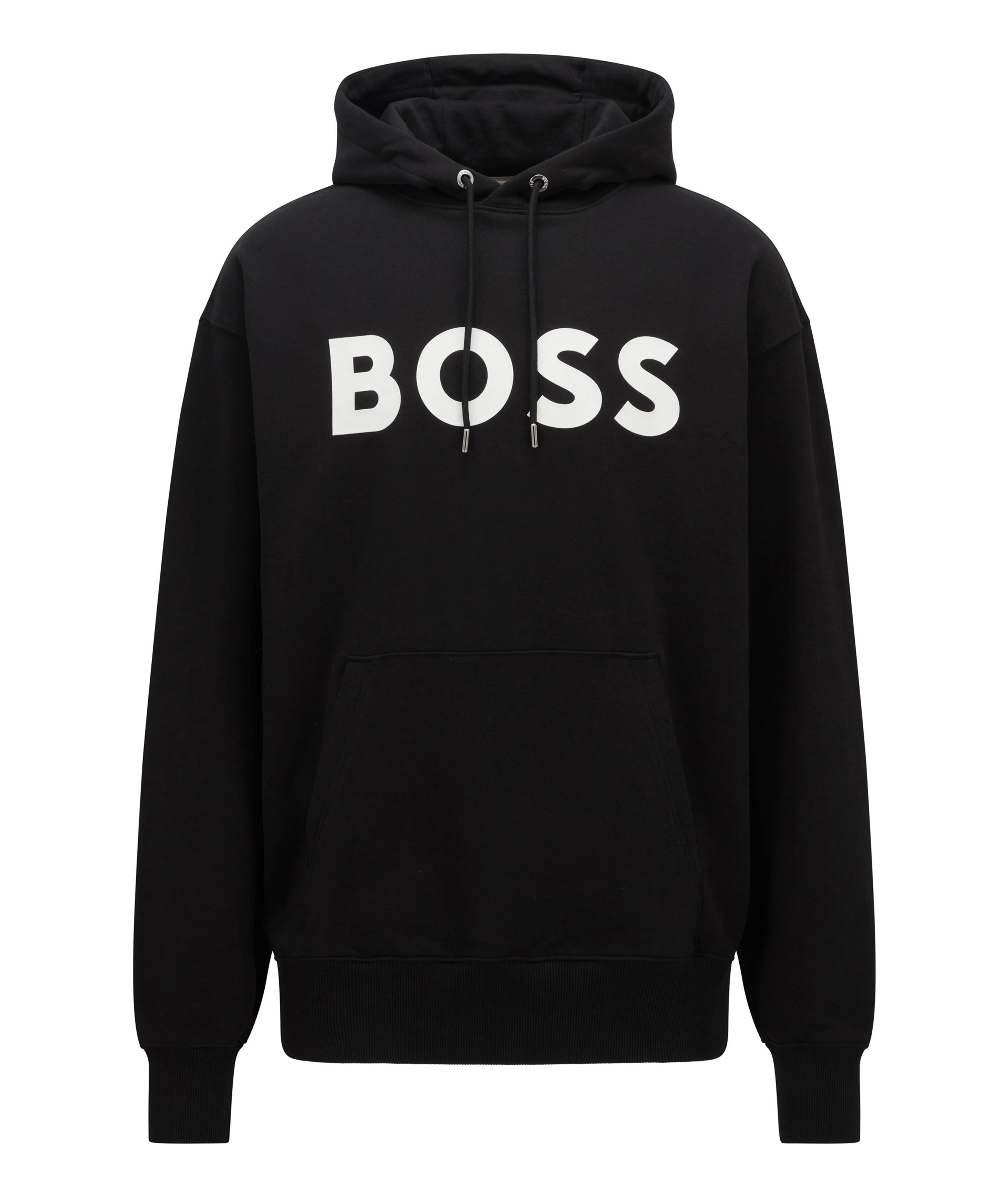 BOSS - Slim-fit zip-up jacket in soft satin