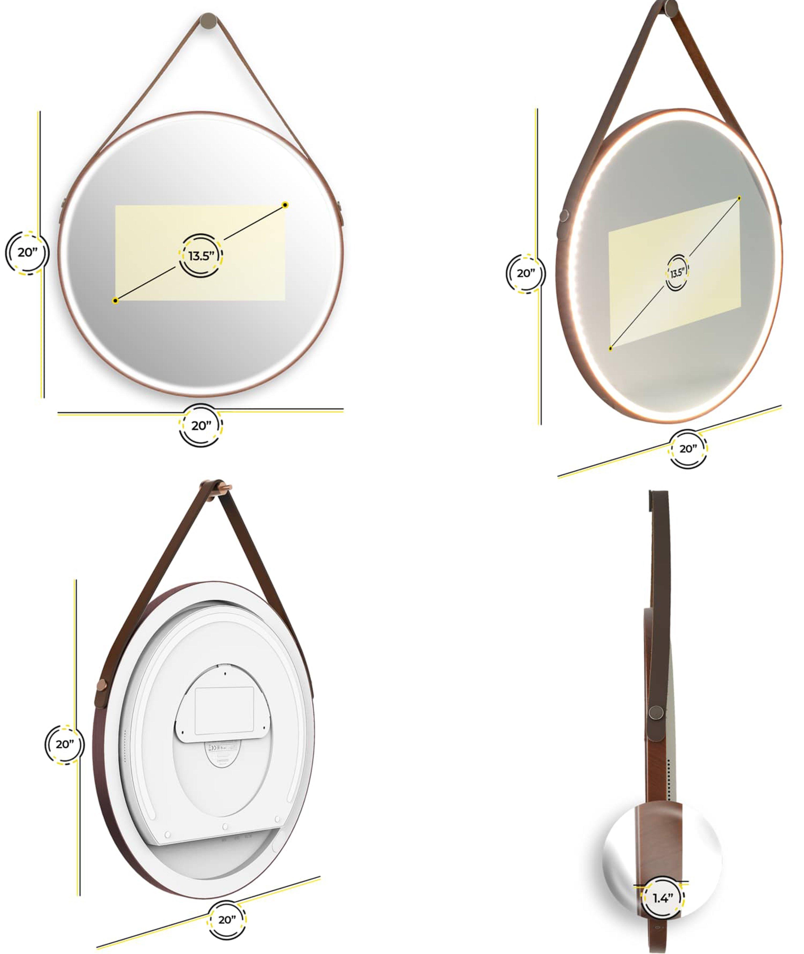 Miroir intelligent éclairé image 2