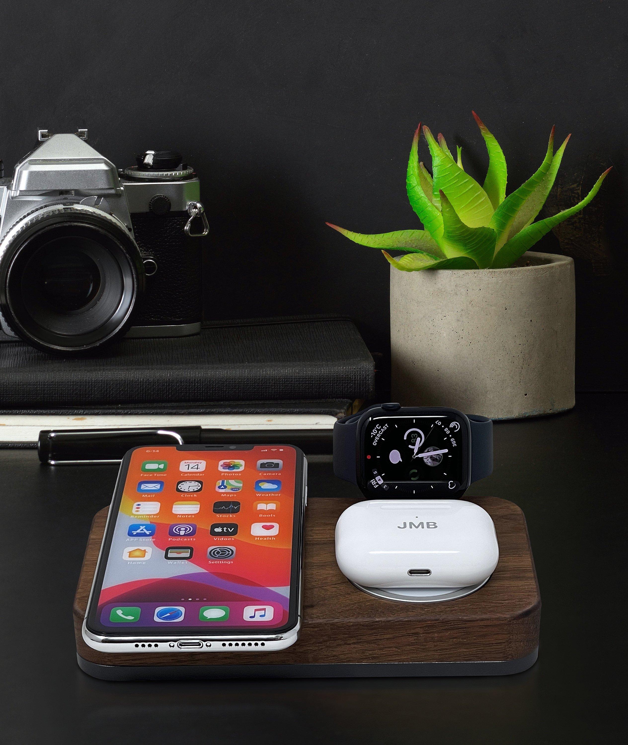 Wood Charging Dock image 3