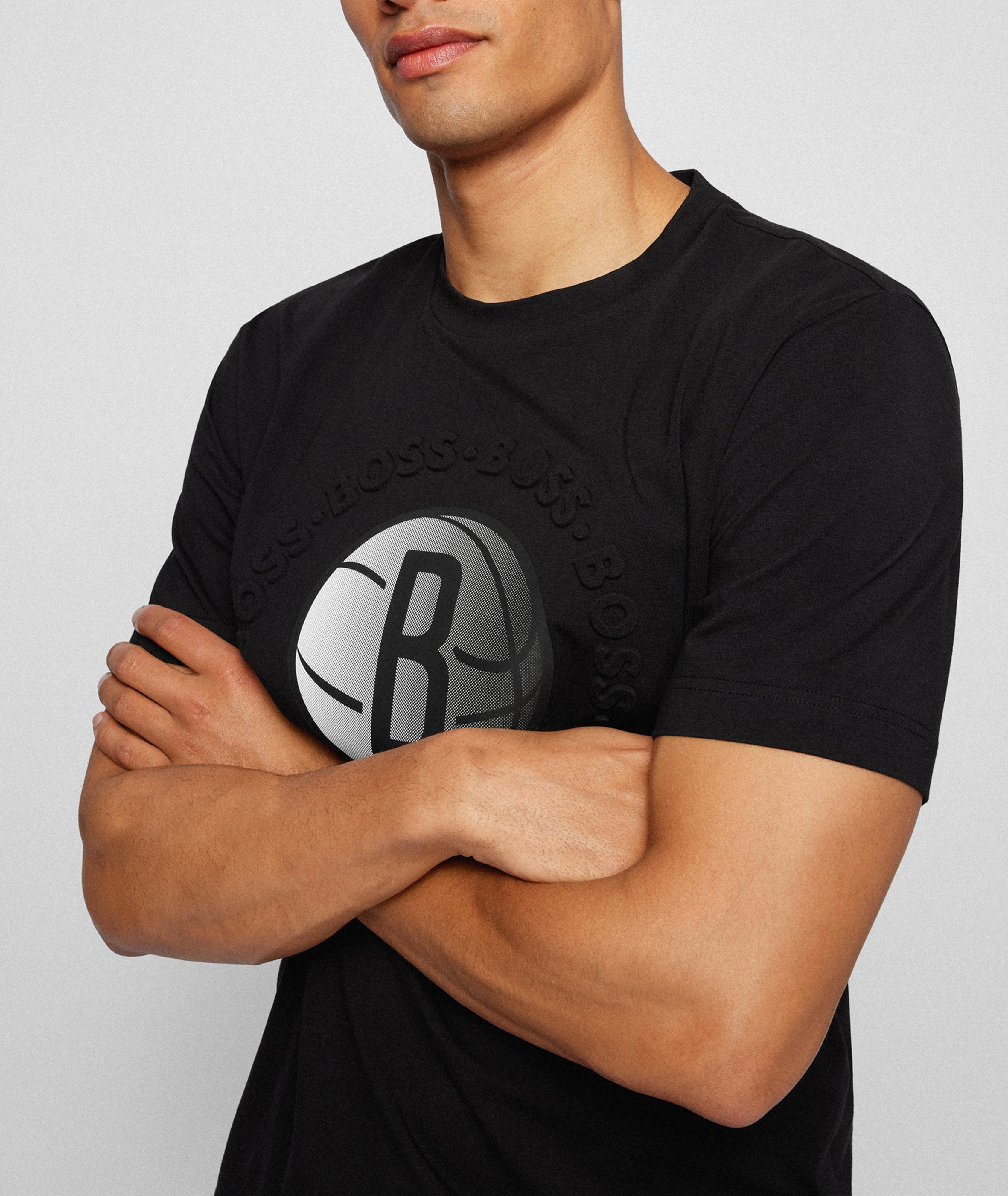 T-shirt avec logo des Nets, collection NBA image 3