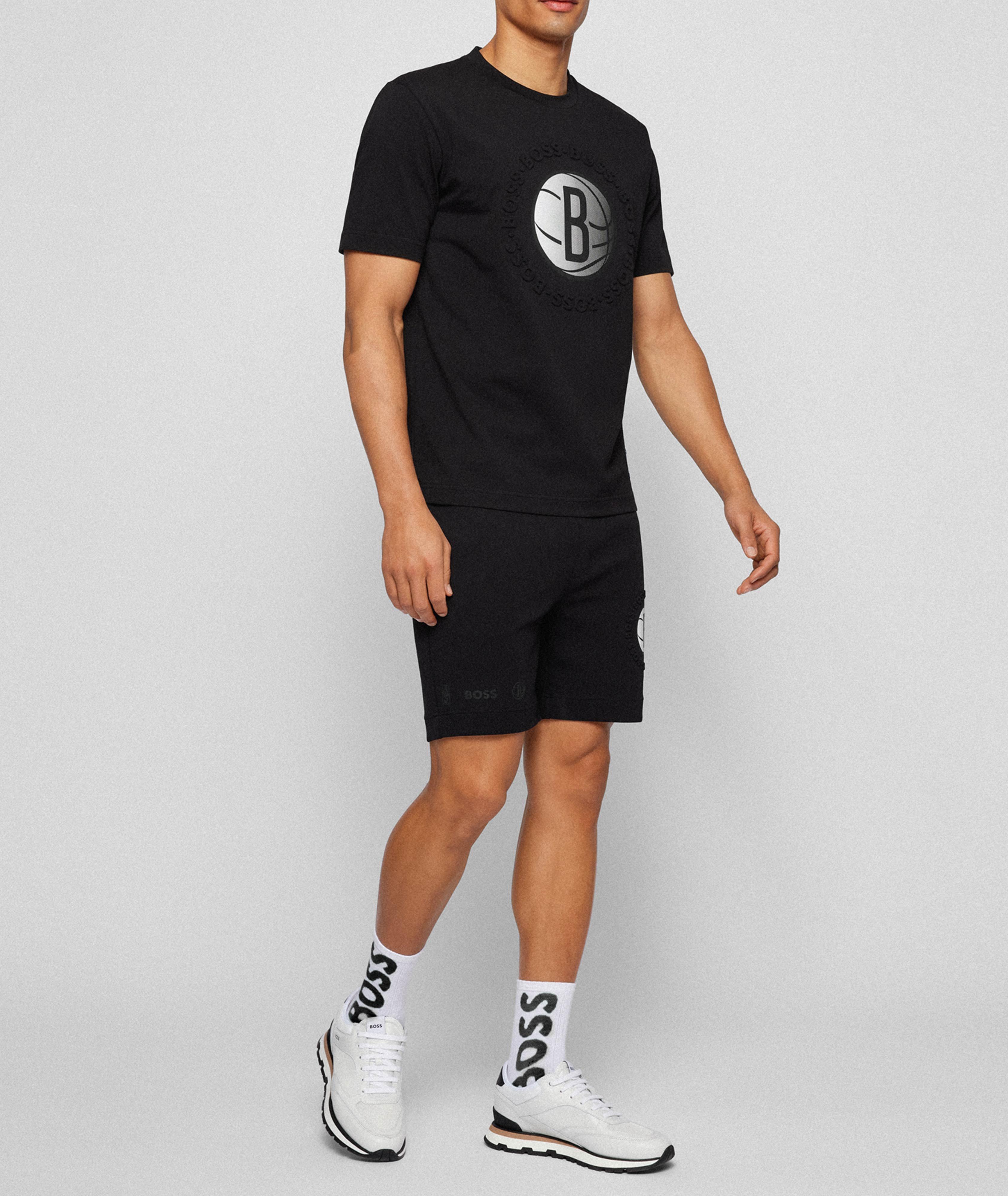 T-shirt avec logo des Nets, collection NBA image 4