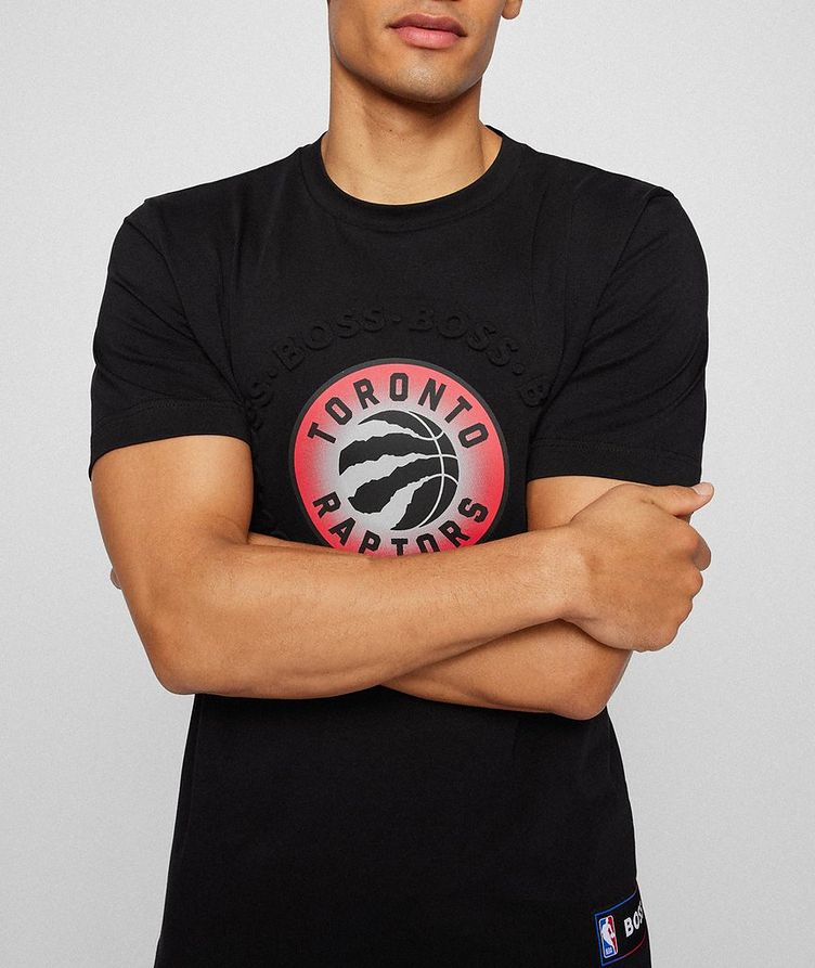 BOSS x NBA Raptors Logo T-Shirt image 3