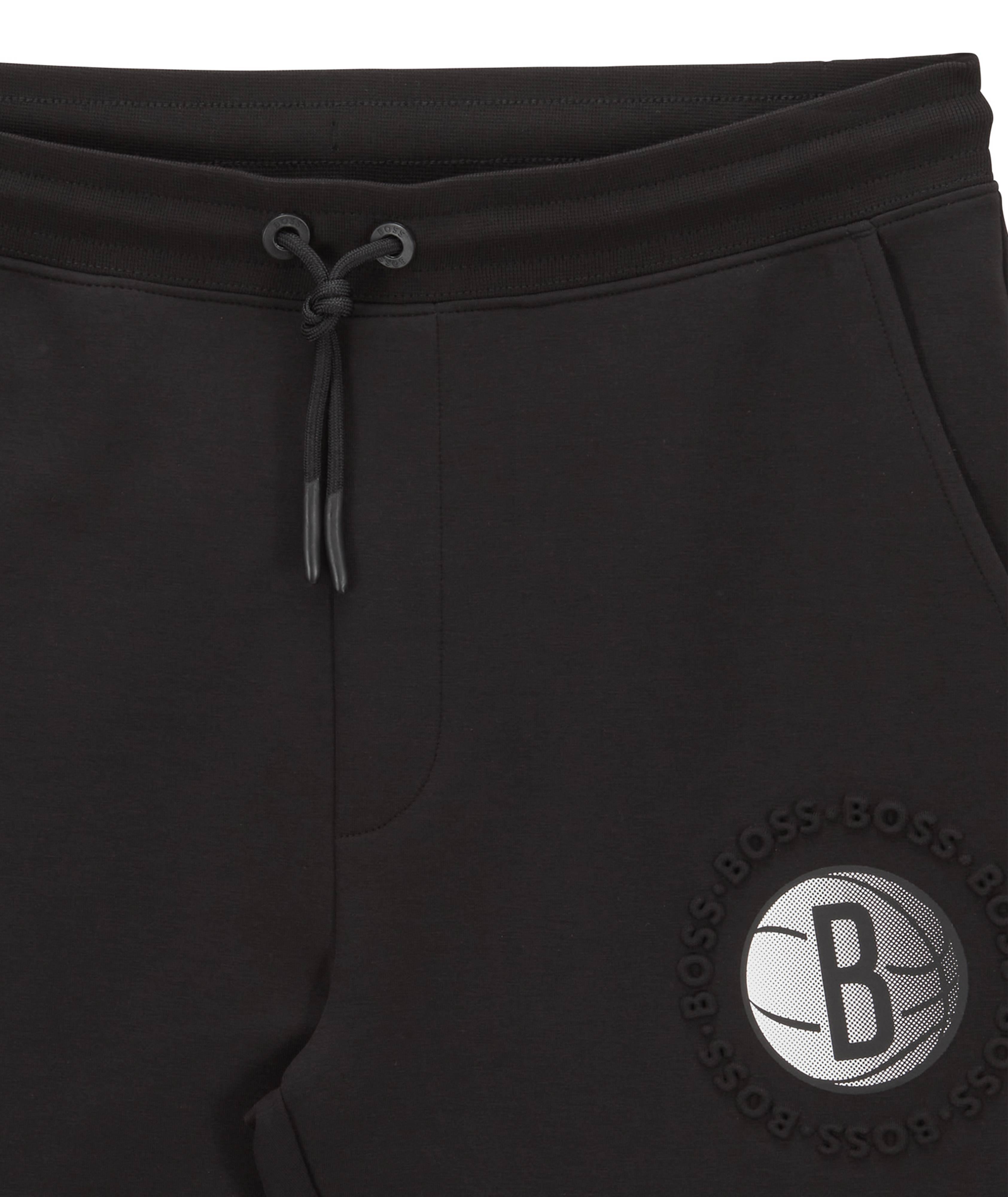 BOSS x NBA Nets Logo Joggers  image 4