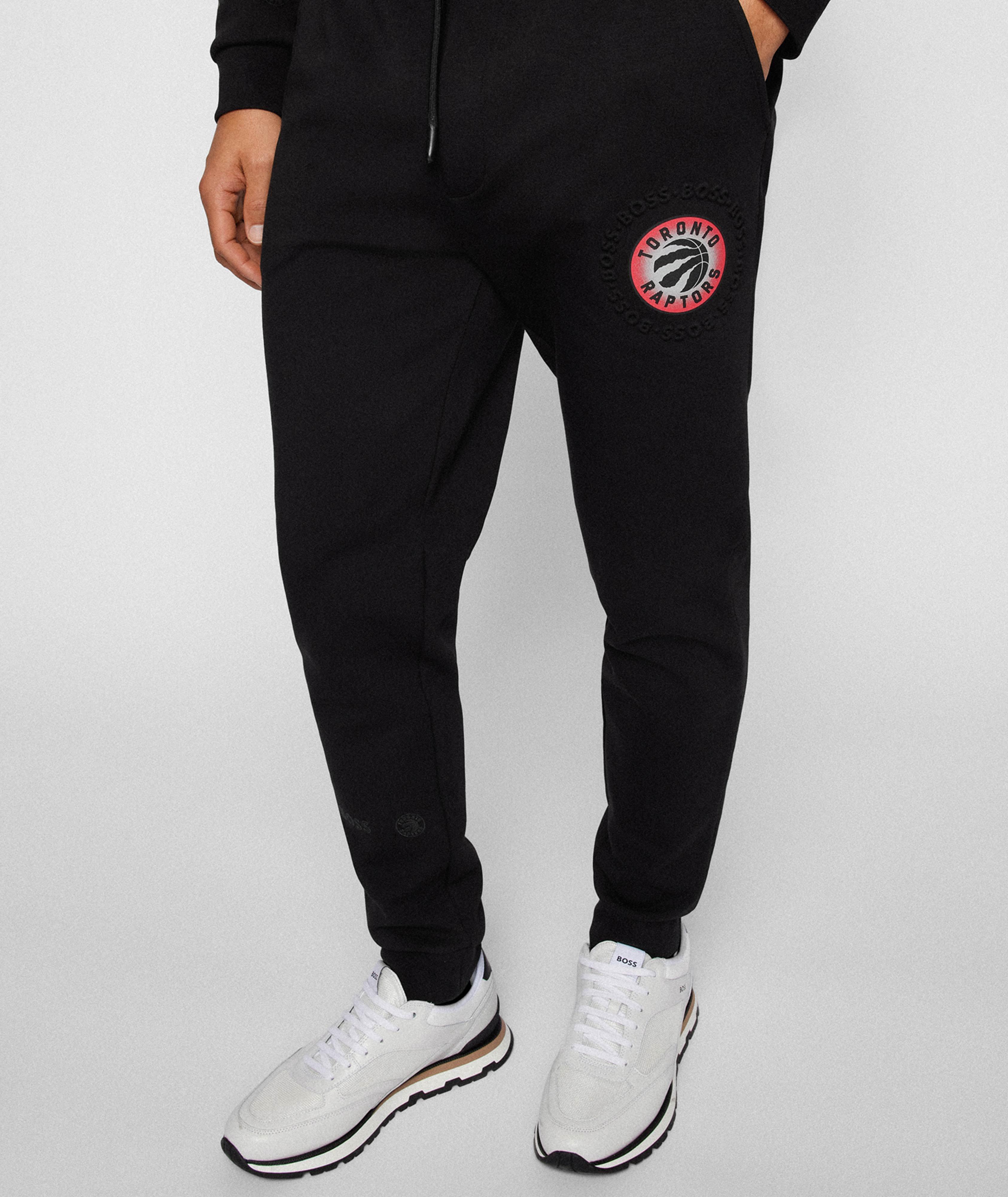 BOSS x NBA Raptors Logo Joggers  image 3