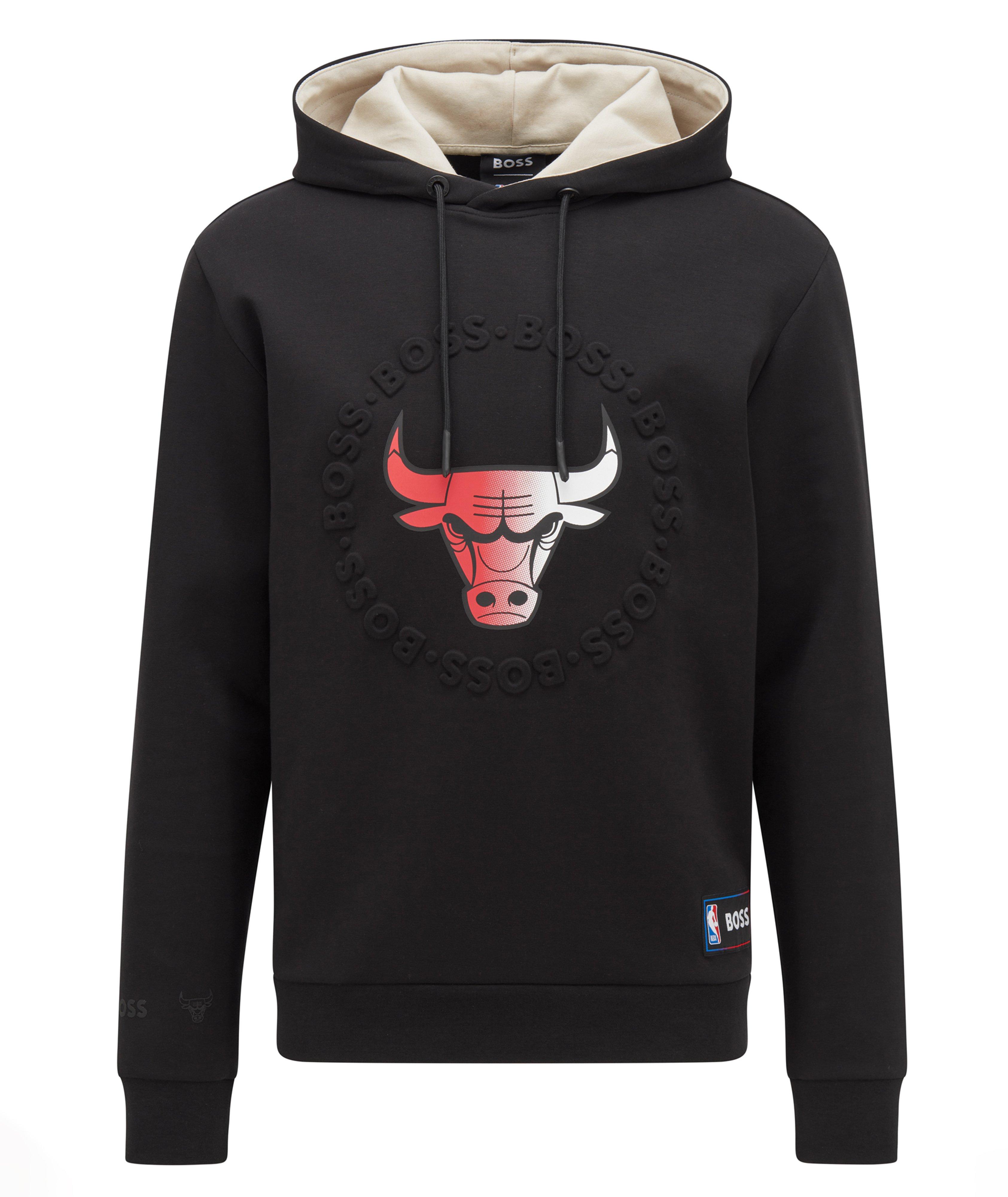 BOSS x NBA Bulls Logo Hoodie image 0