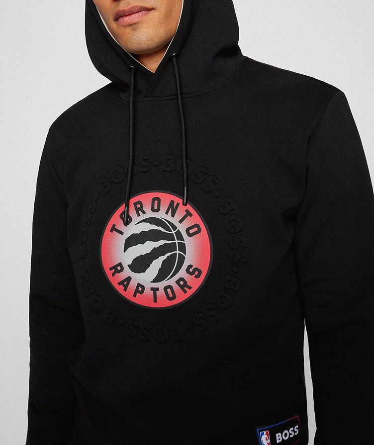 BOSS x NBA Raptors Logo Hoodie image 3